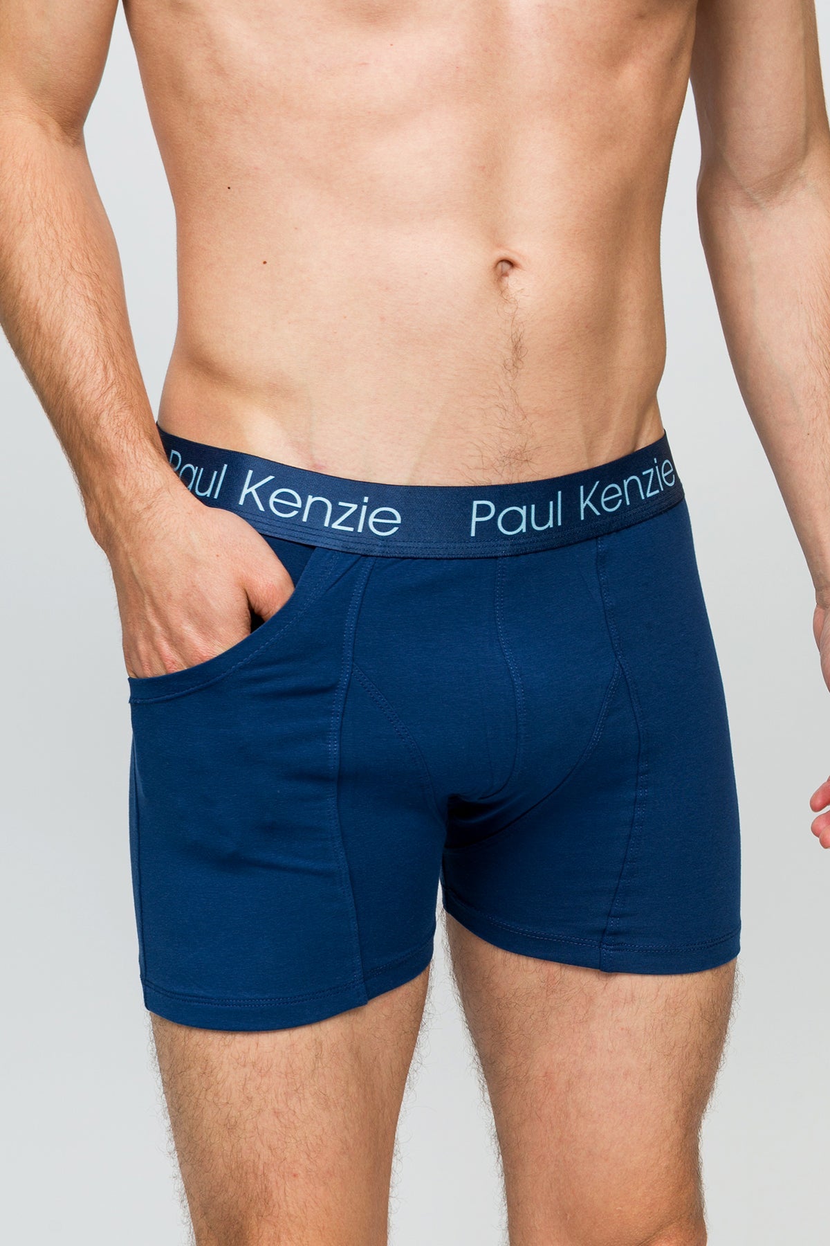 Paul Kenzie-Cepli Erkek Boxer Rainbow 4 Lacivert Pockets-Boxer-6-Milagron.com