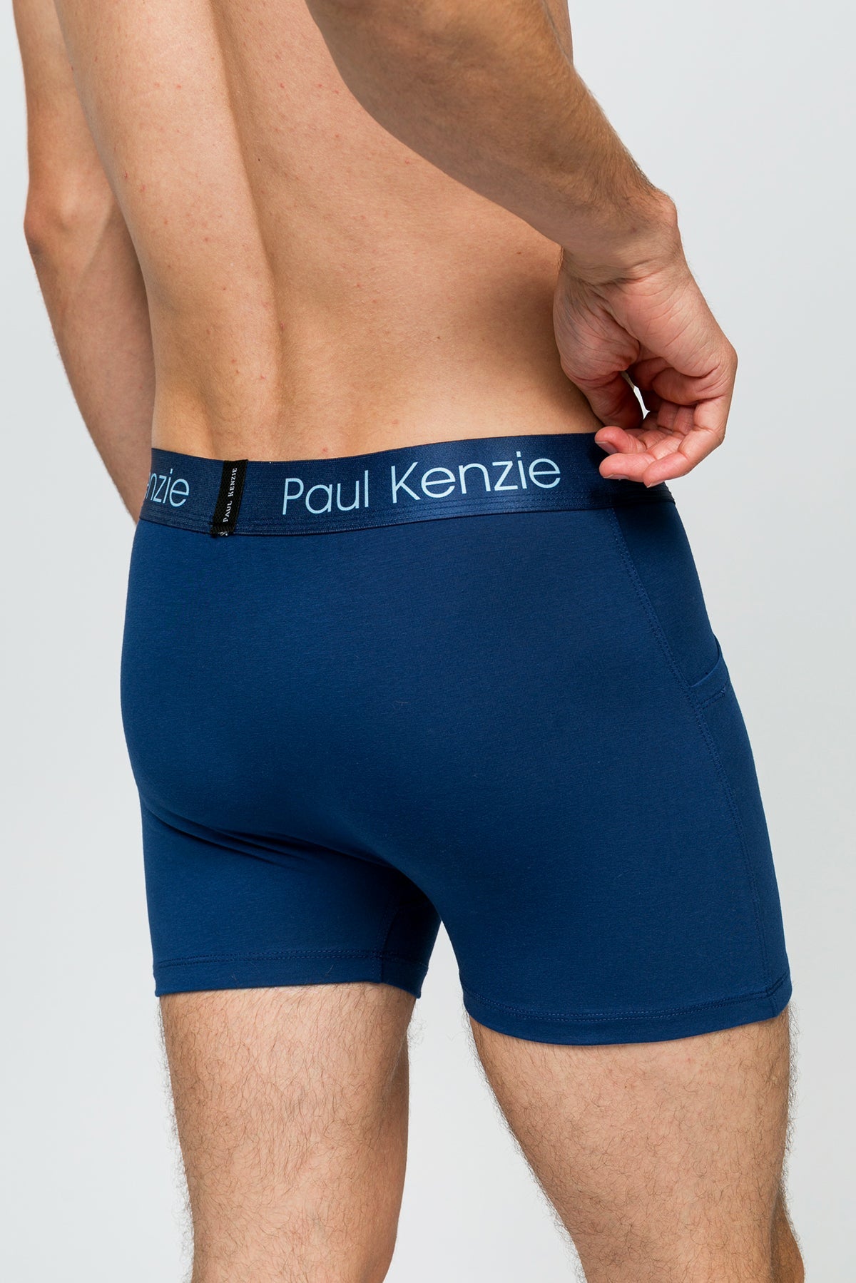 Paul Kenzie-Cepli Erkek Boxer Rainbow 4 Lacivert Pockets-Boxer-8-Milagron.com