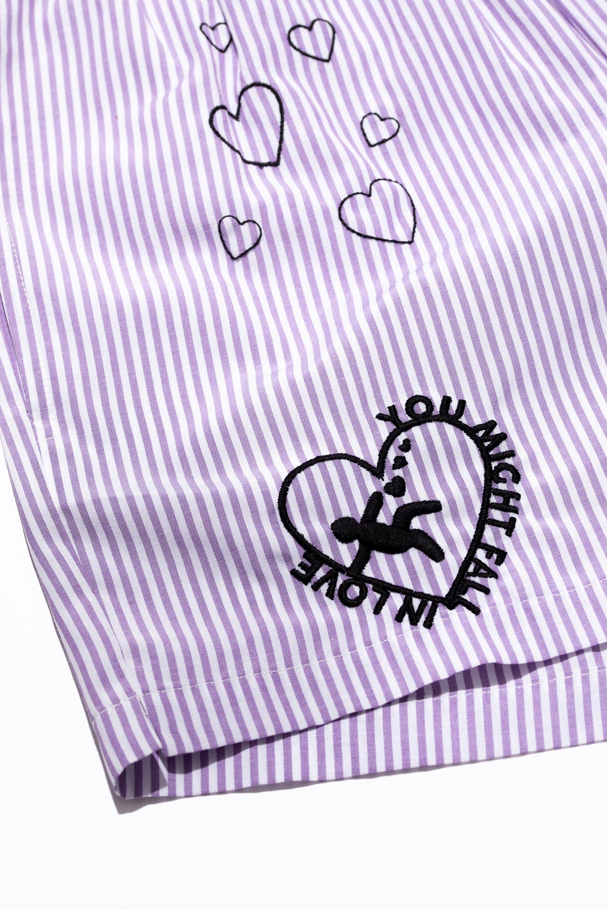 Paul Kenzie-Chill Space Collection Nakışlı Erkek Ev Şort Lilac-Boxer-10-Milagron.com