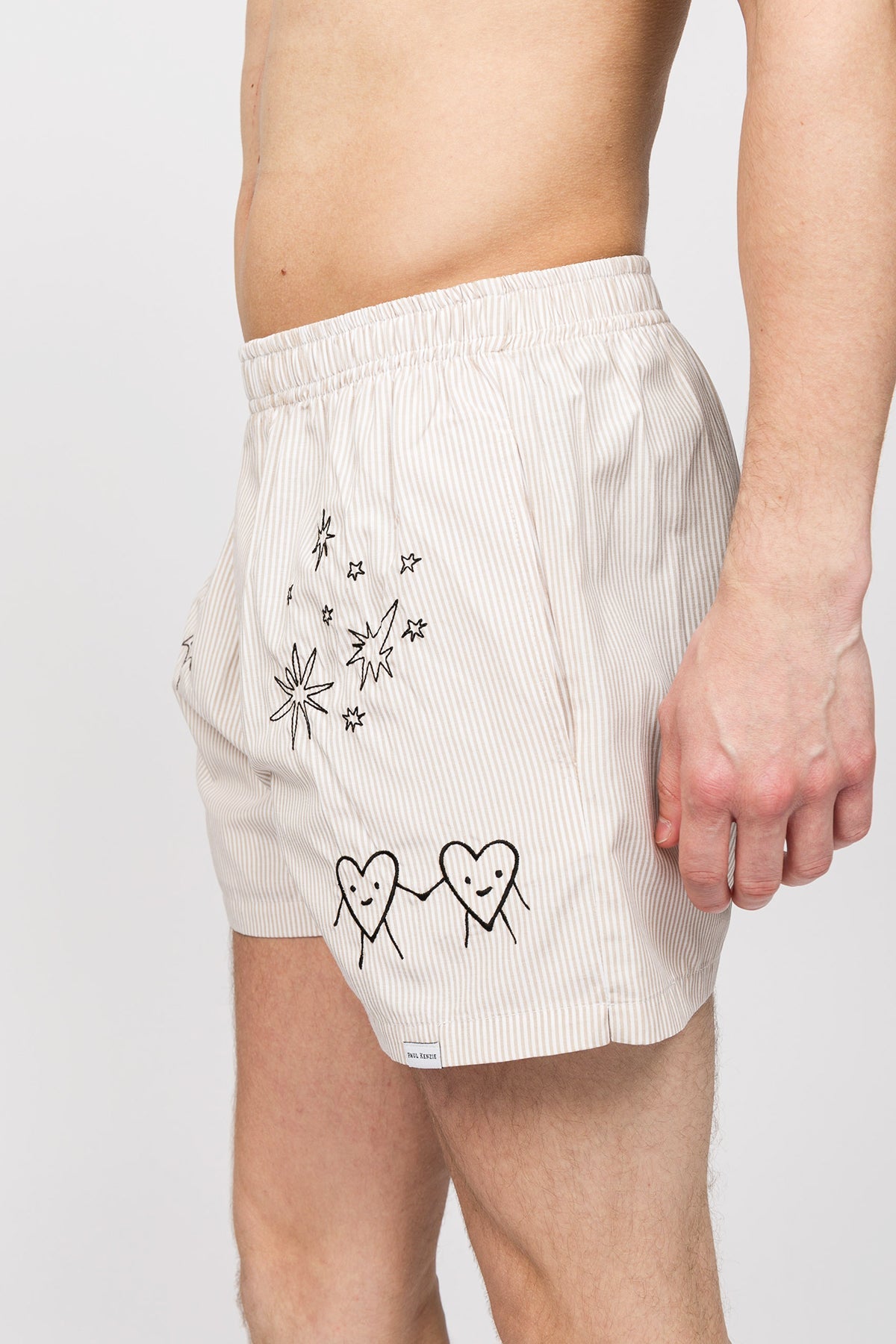 Paul Kenzie-Chill Space Collection Nakışlı Erkek Ev Şort Sandy-Boxer-5-Milagron.com