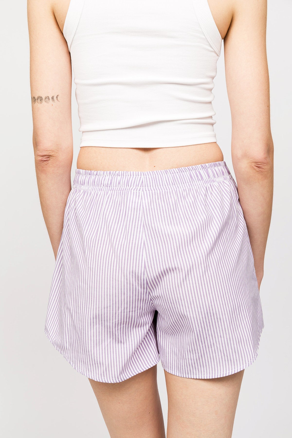 Paul Kenzie-Chill Space Collection Nakışlı Kadın Ev Şort Lilac-Boxer-6-Milagron.com