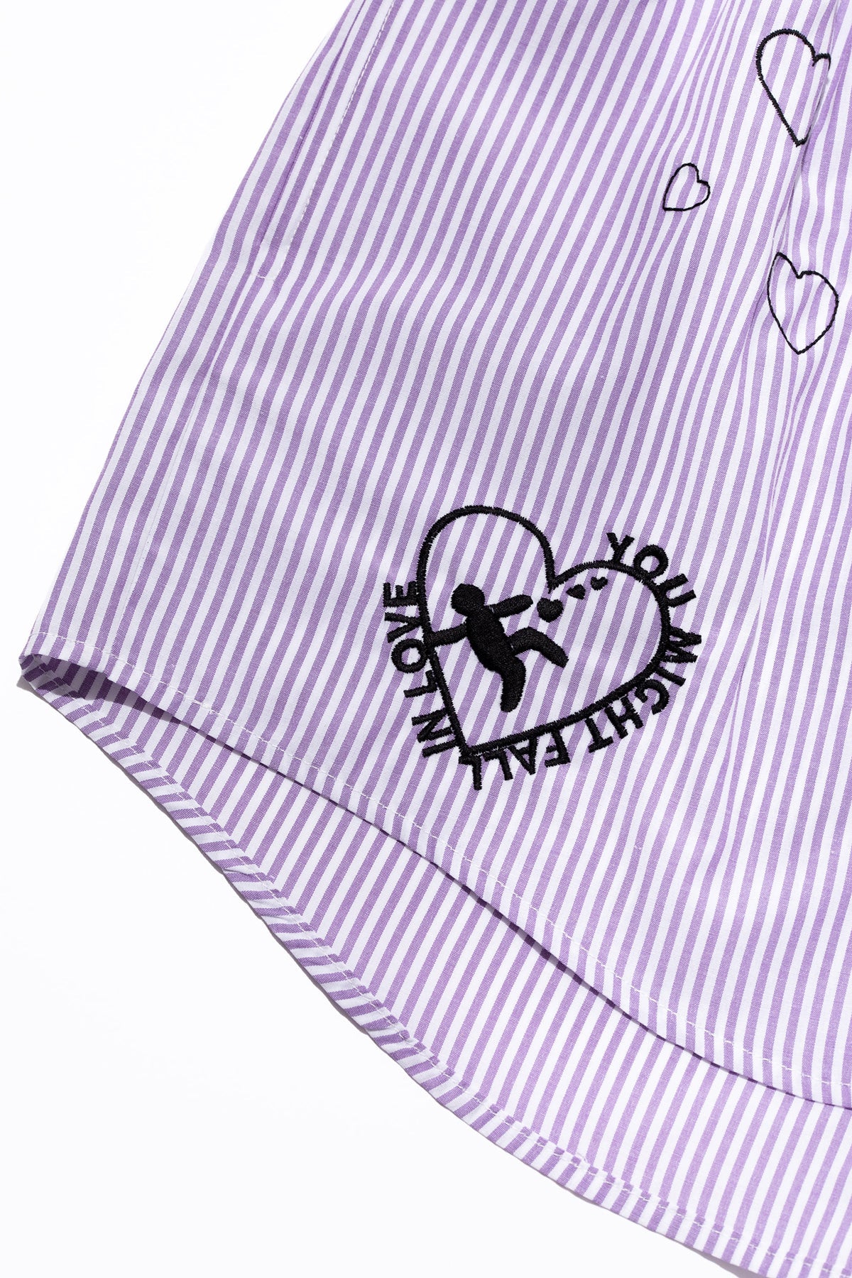 Paul Kenzie-Chill Space Collection Nakışlı Kadın Ev Şort Lilac-Boxer-9-Milagron.com