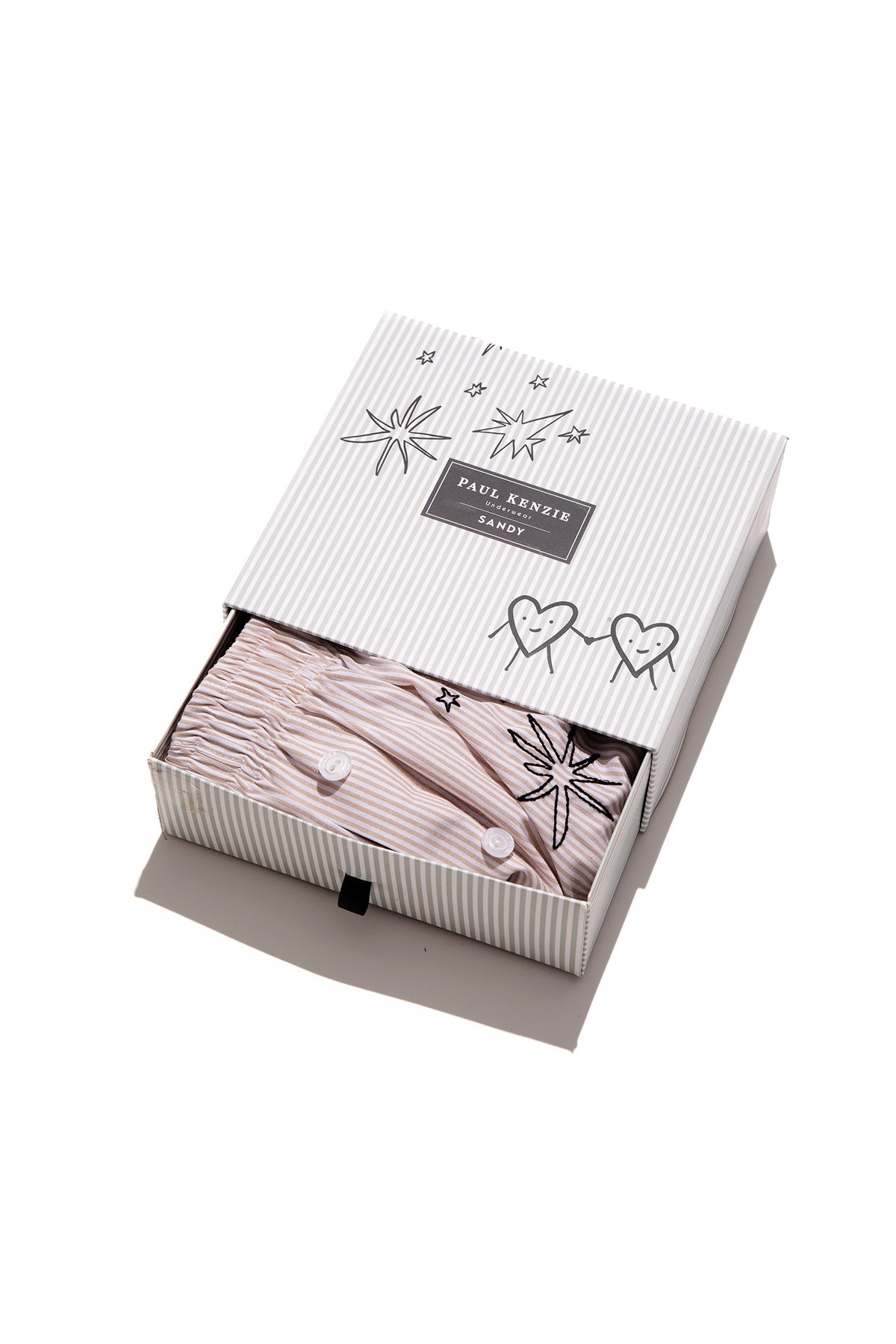 Paul Kenzie-Chill Space Collection Nakışlı Kadın Ev Şort Sandy-Boxer-2-Milagron.com