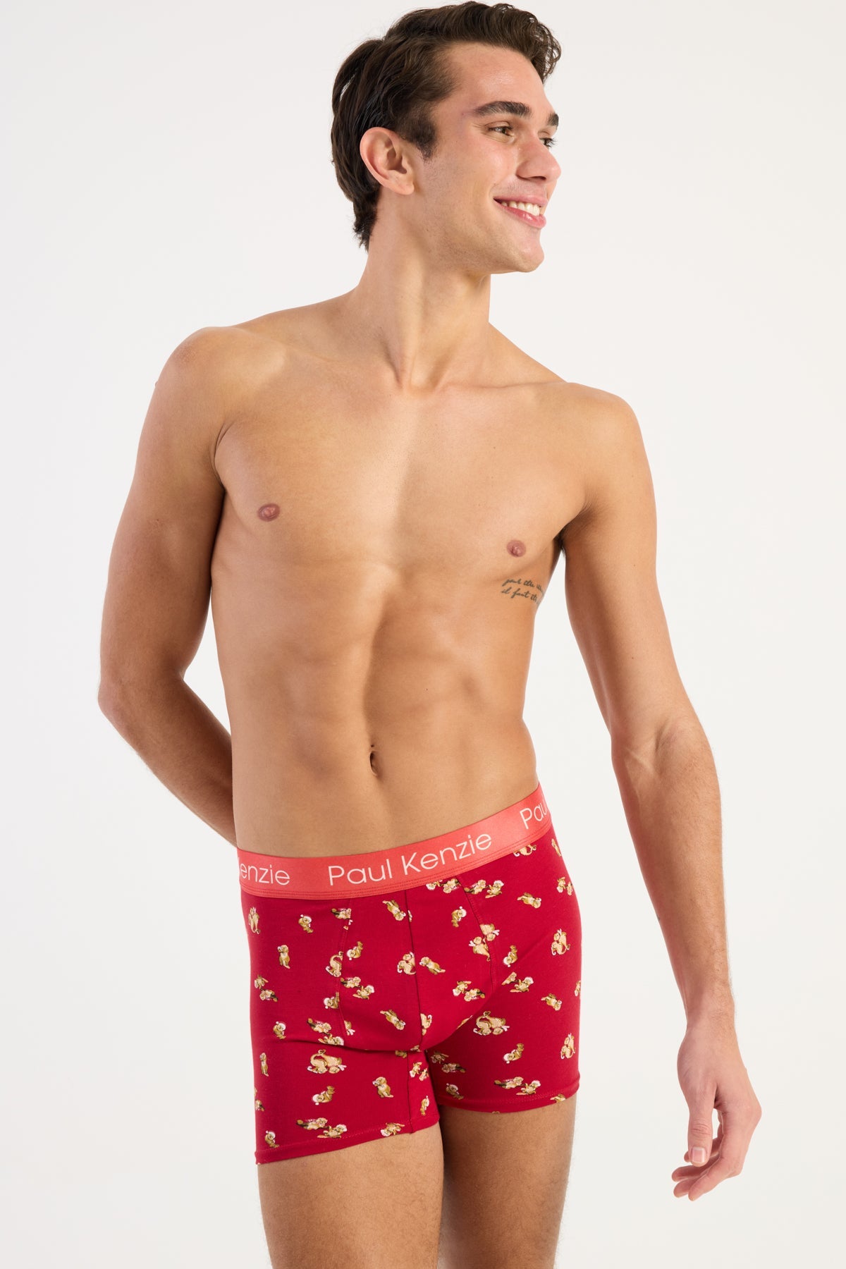 Paul Kenzie-Christmas Collection Erkek Boxer Otter Half-Boxer-4-Milagron.com