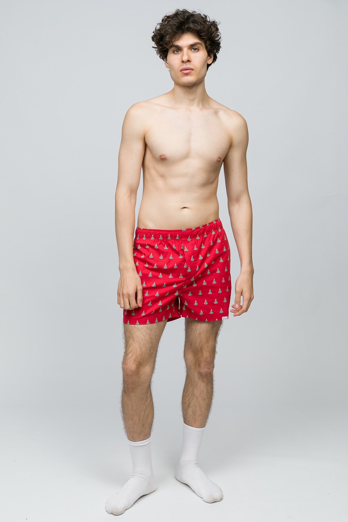 Paul Kenzie-Christmas Collection Erkek Ev şort Pine-3-Milagron.com