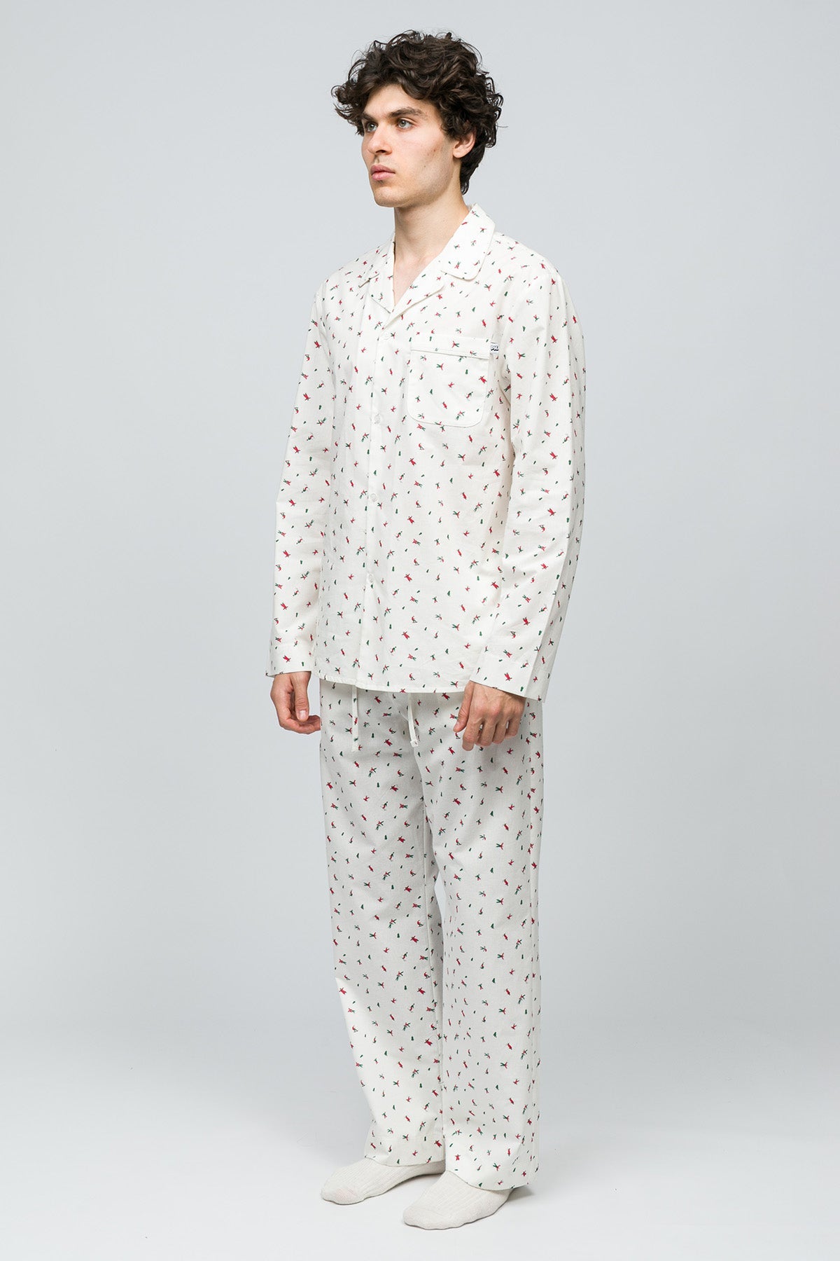 Paul Kenzie-Christmas Collection Erkek Pijama üstü Holiday-6-Milagron.com