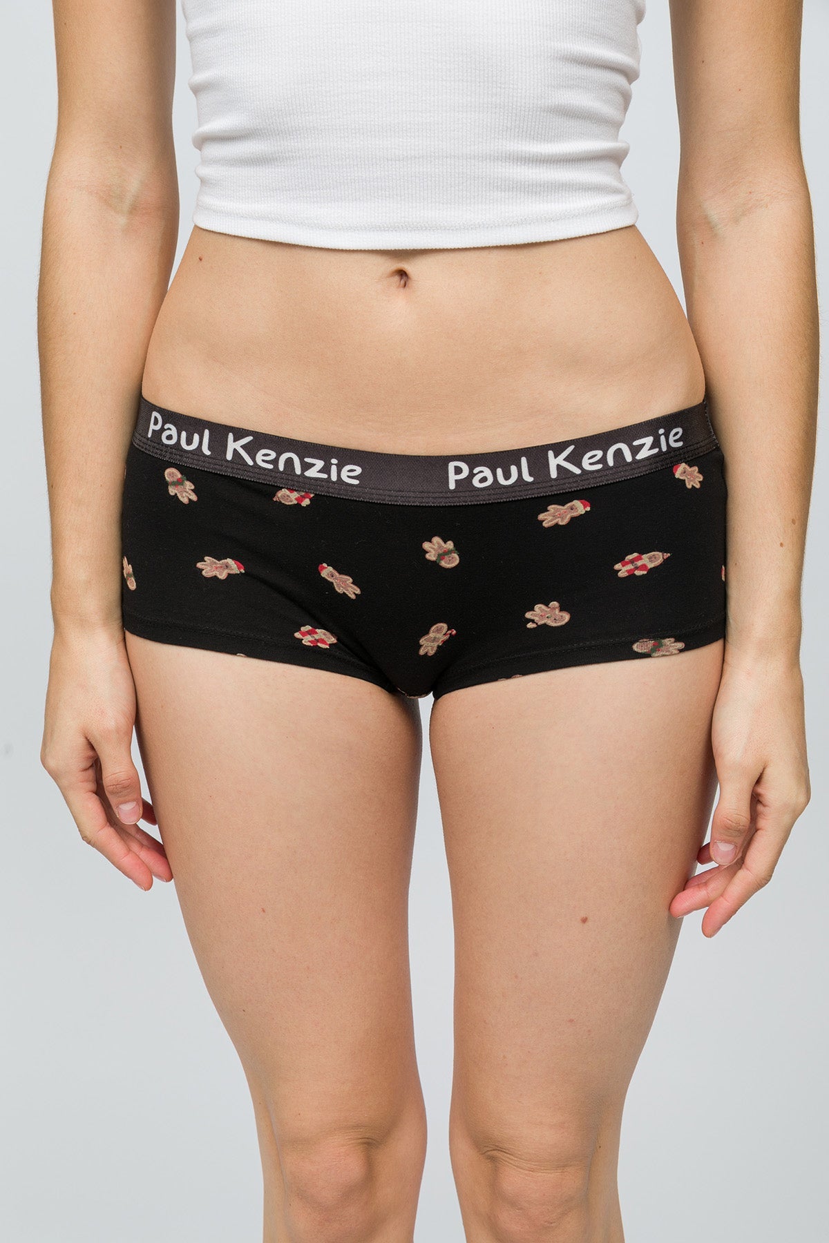 Paul Kenzie-Christmas Collection Kadın Boyshort Külot Ginger Bells-5-Milagron.com