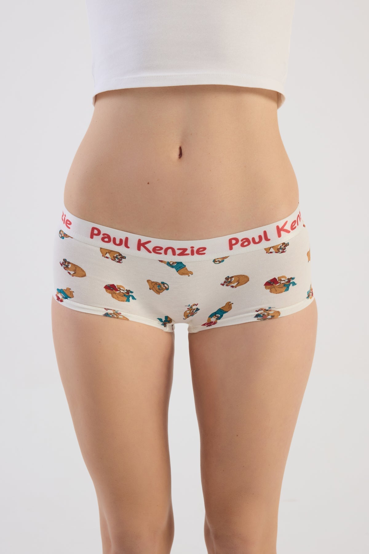 Paul Kenzie-Christmas Collection Kadın Boyshort Külot Slothy Christmas-Boyshort Külot-5-Milagron.com