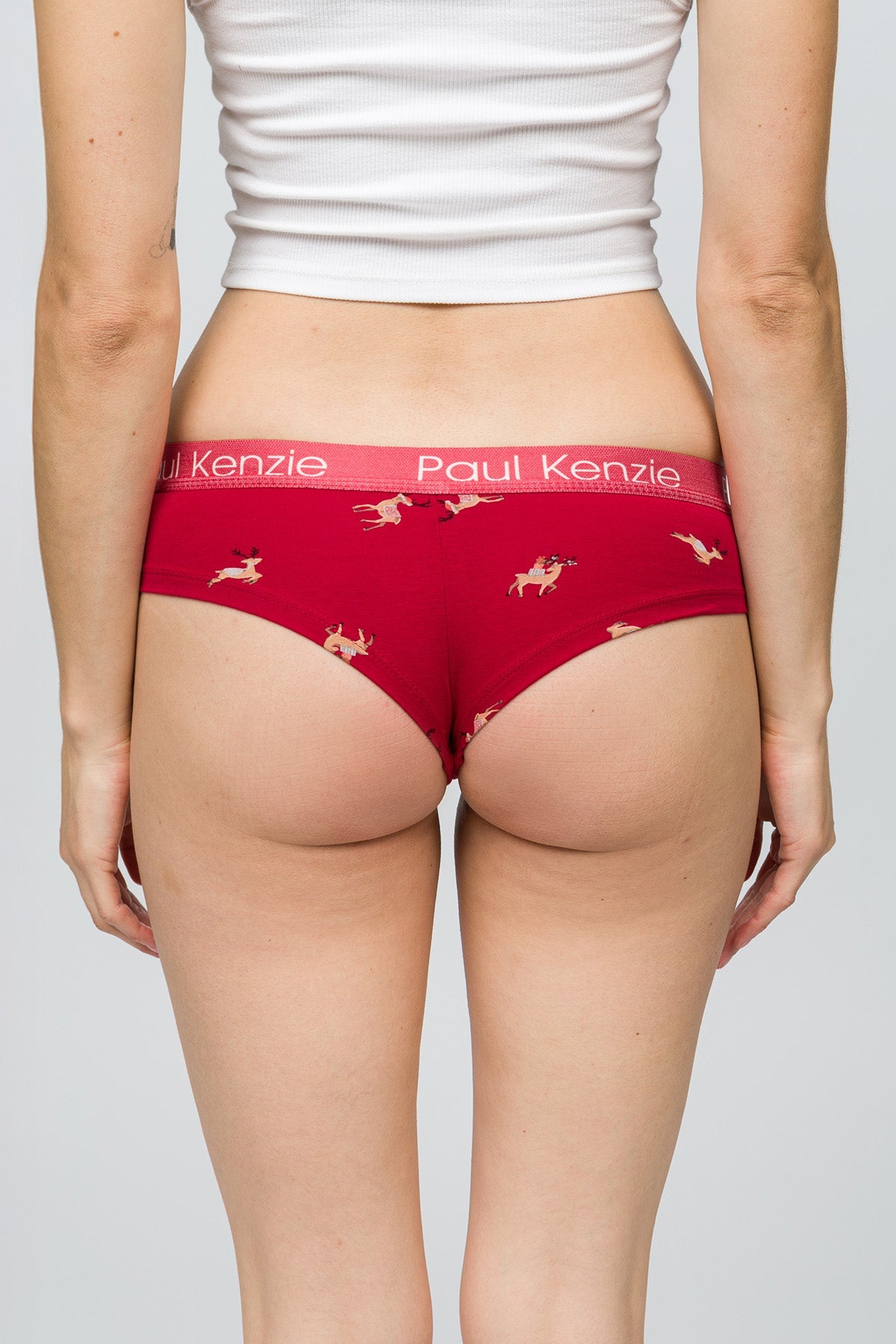 Paul Kenzie-Christmas Collection Kadın Cheeky Külot Reindeer Kisses-6-Milagron.com