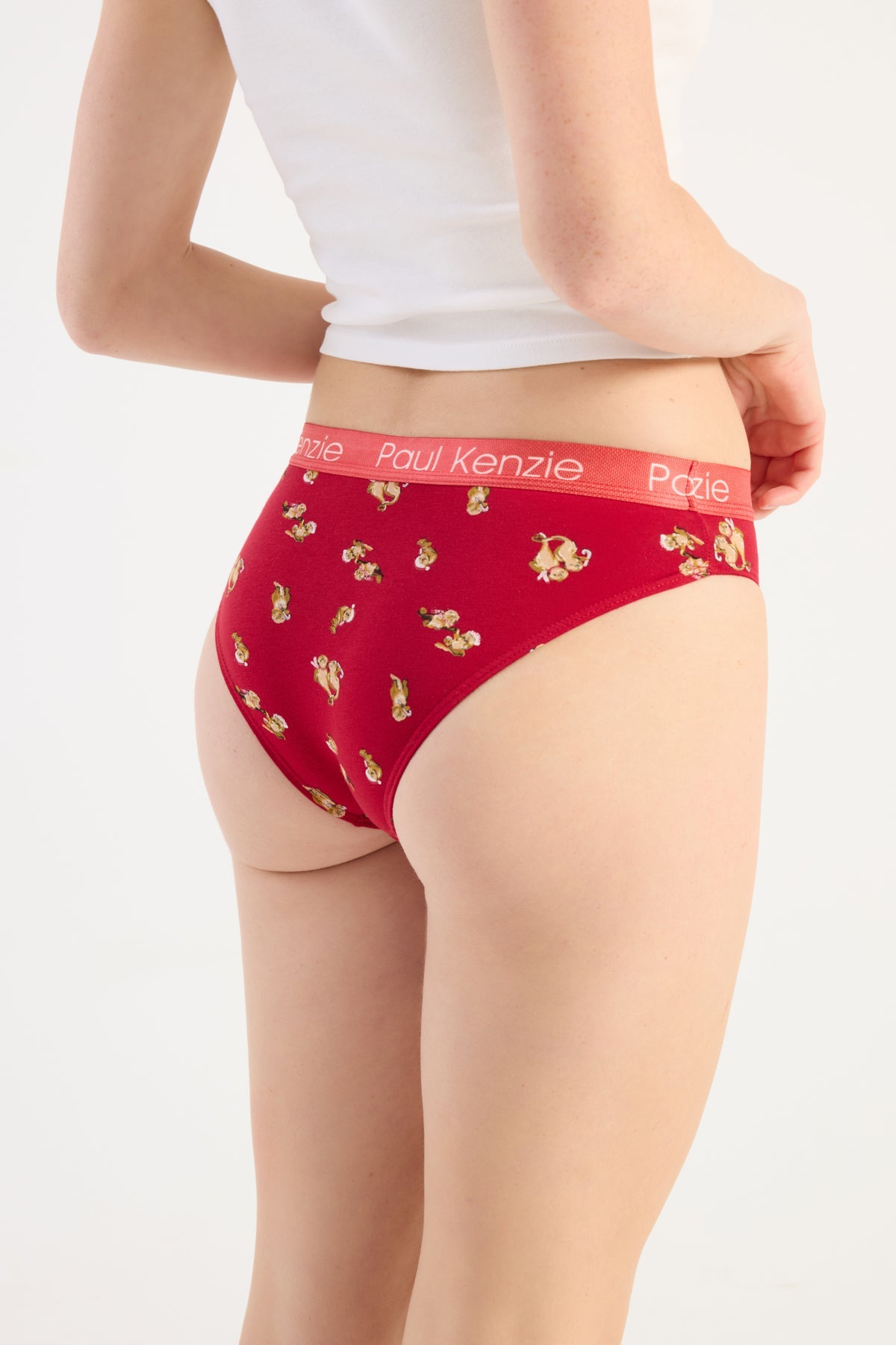 Paul Kenzie-Christmas Collection Kadın Slip Külot Otter Half-Slip Külot-6-Milagron.com