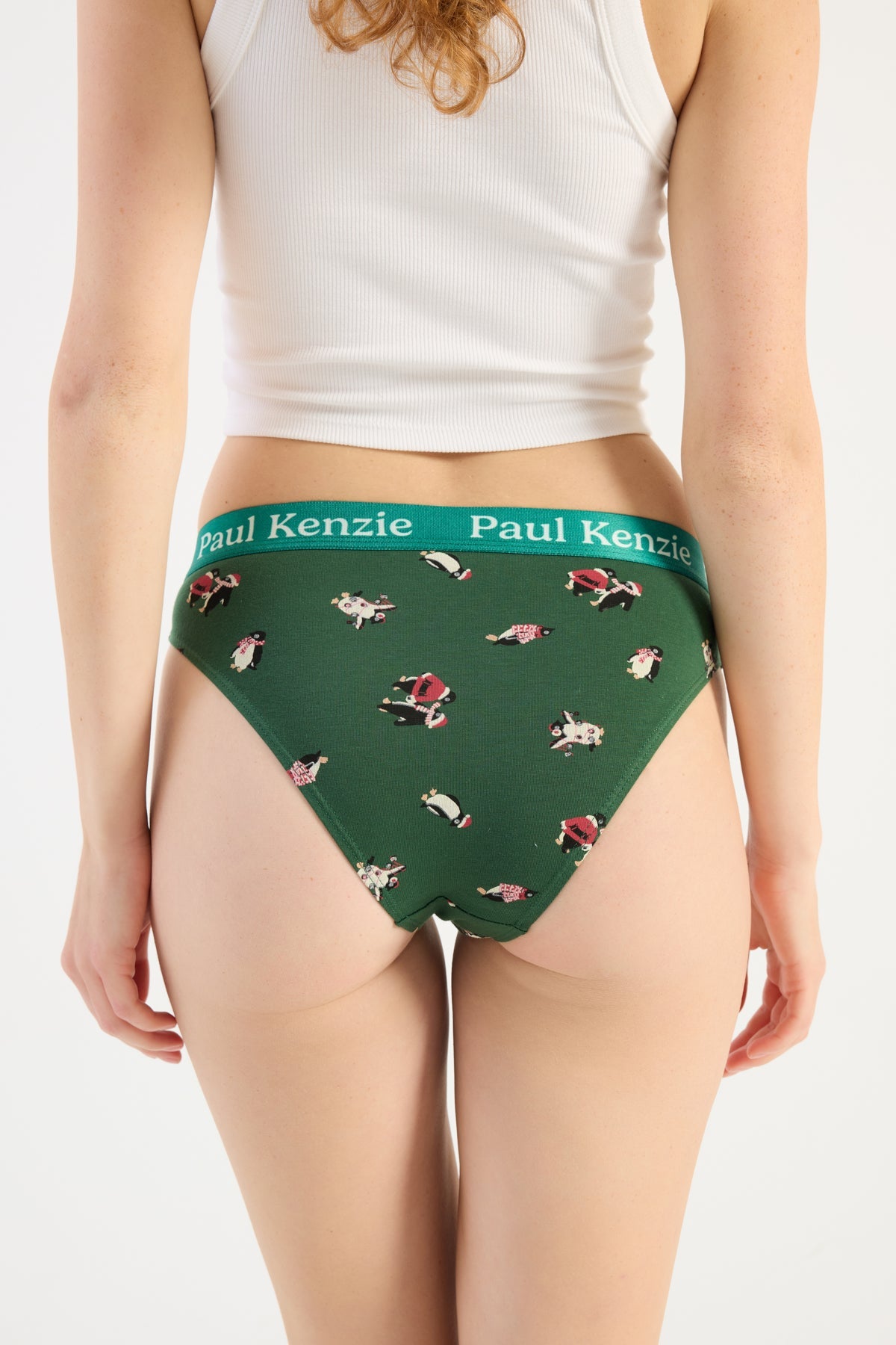 Paul Kenzie-Christmas Collection Kadın Slip Külot Pengu In Wonderland-Slip Külot-7-Milagron.com