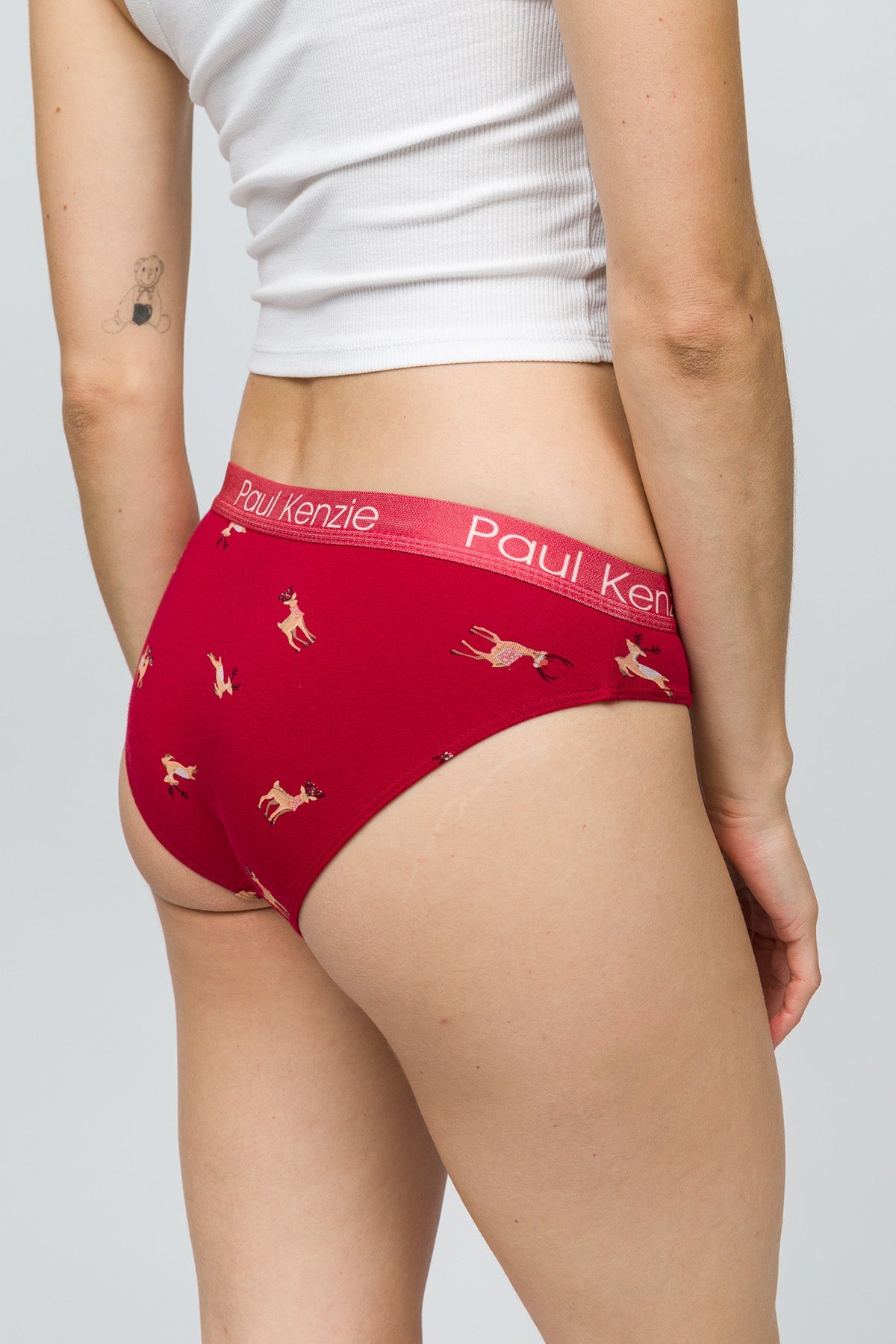 Paul Kenzie-Christmas Collection Kadın Slip Külot Reindeer Kisses-7-Milagron.com