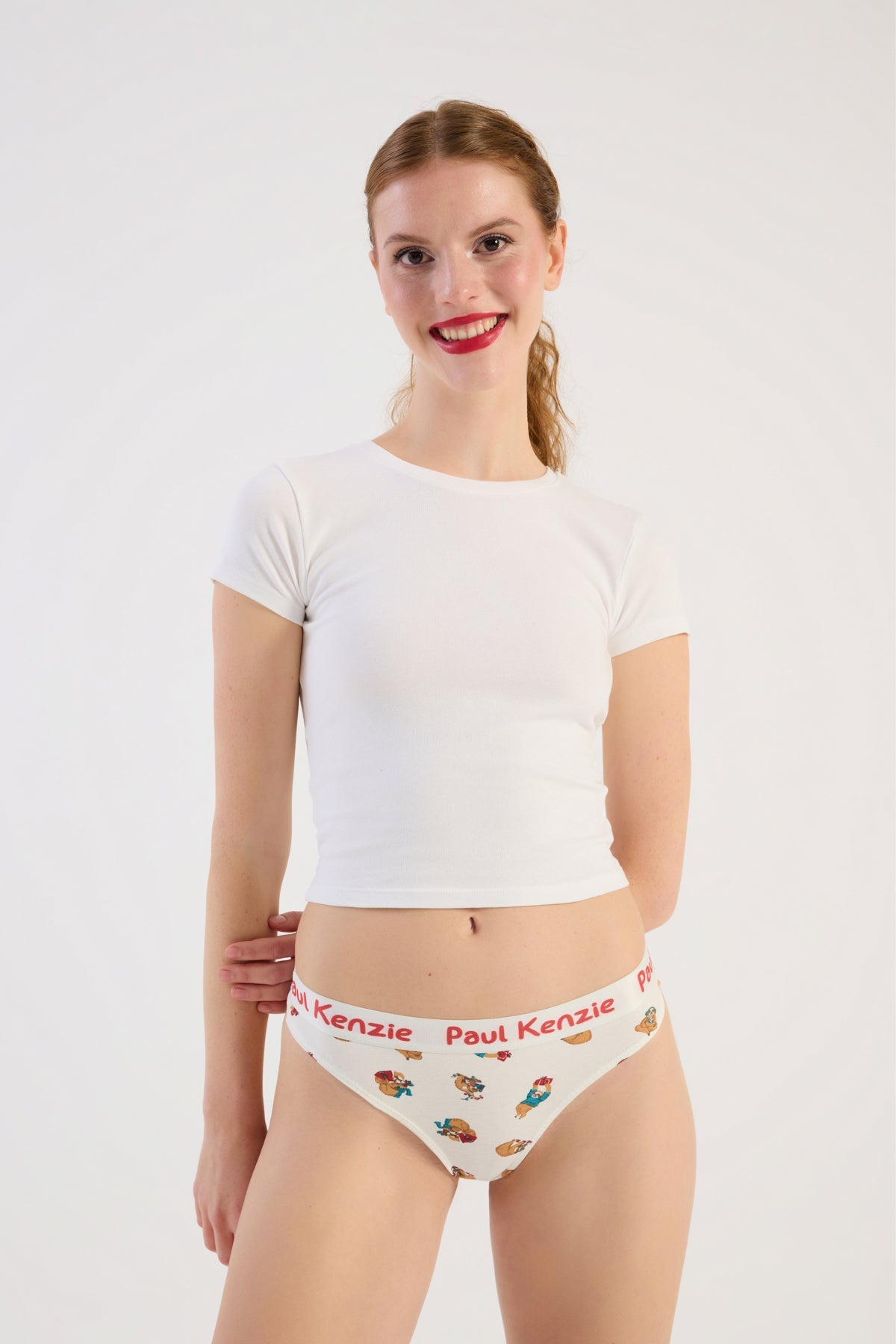 Paul Kenzie-Christmas Collection Kadın String Külot Slothy Christmas-String-4-Milagron.com