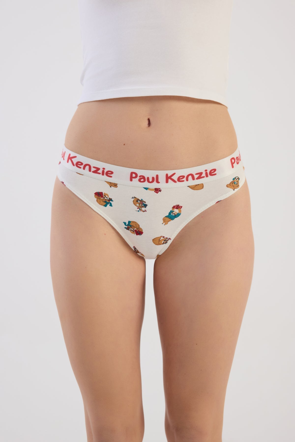 Paul Kenzie-Christmas Collection Kadın String Külot Slothy Christmas-String-5-Milagron.com