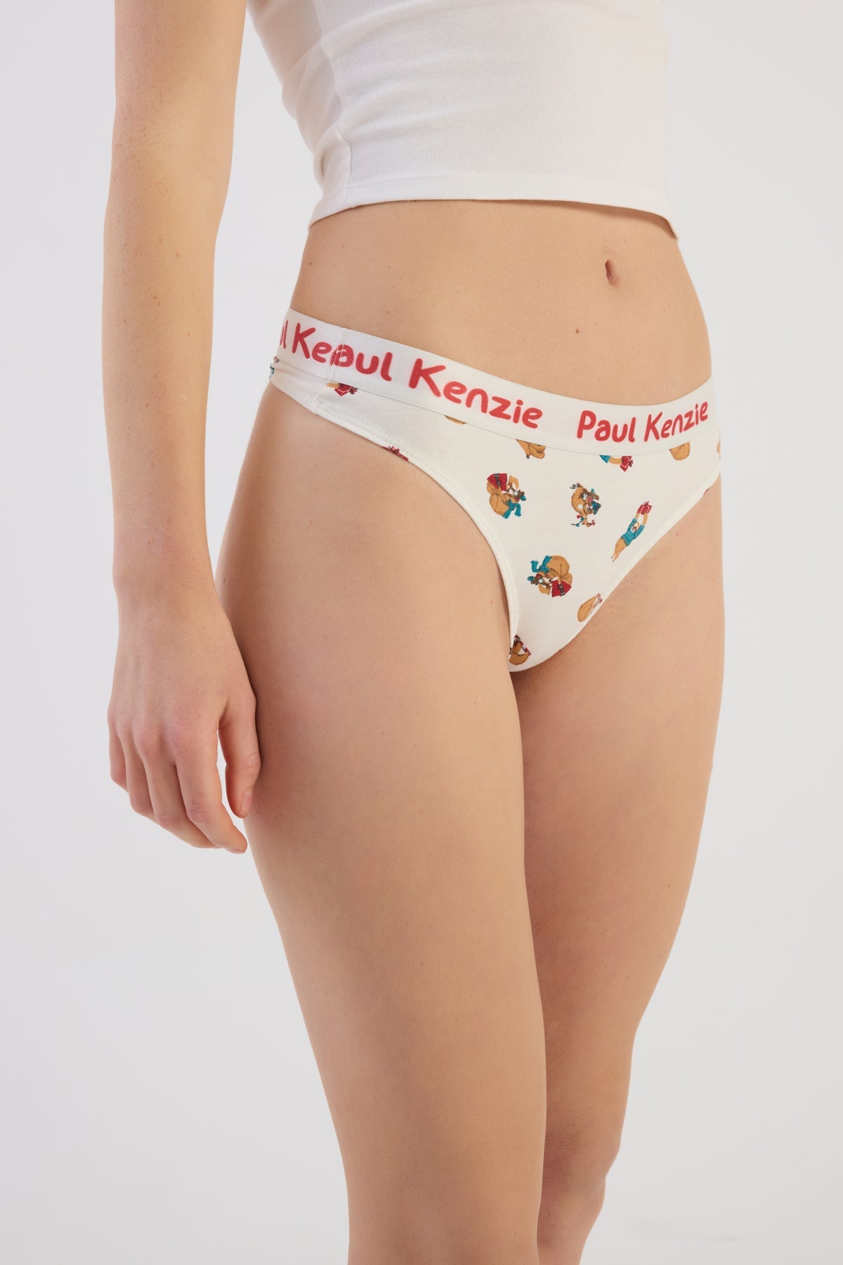 Paul Kenzie-Christmas Collection Kadın String Külot Slothy Christmas-String-6-Milagron.com