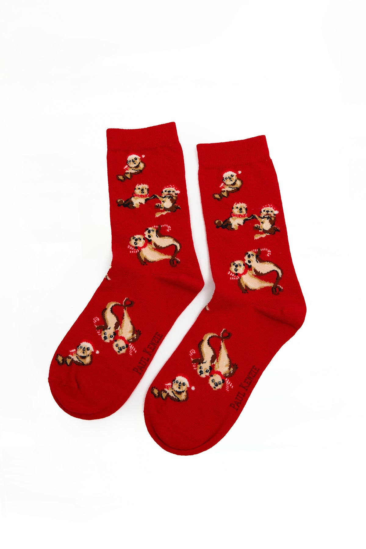 Paul Kenzie-Christmas Collection Soket Çorap Otter Half-Çorap-1-Milagron.com