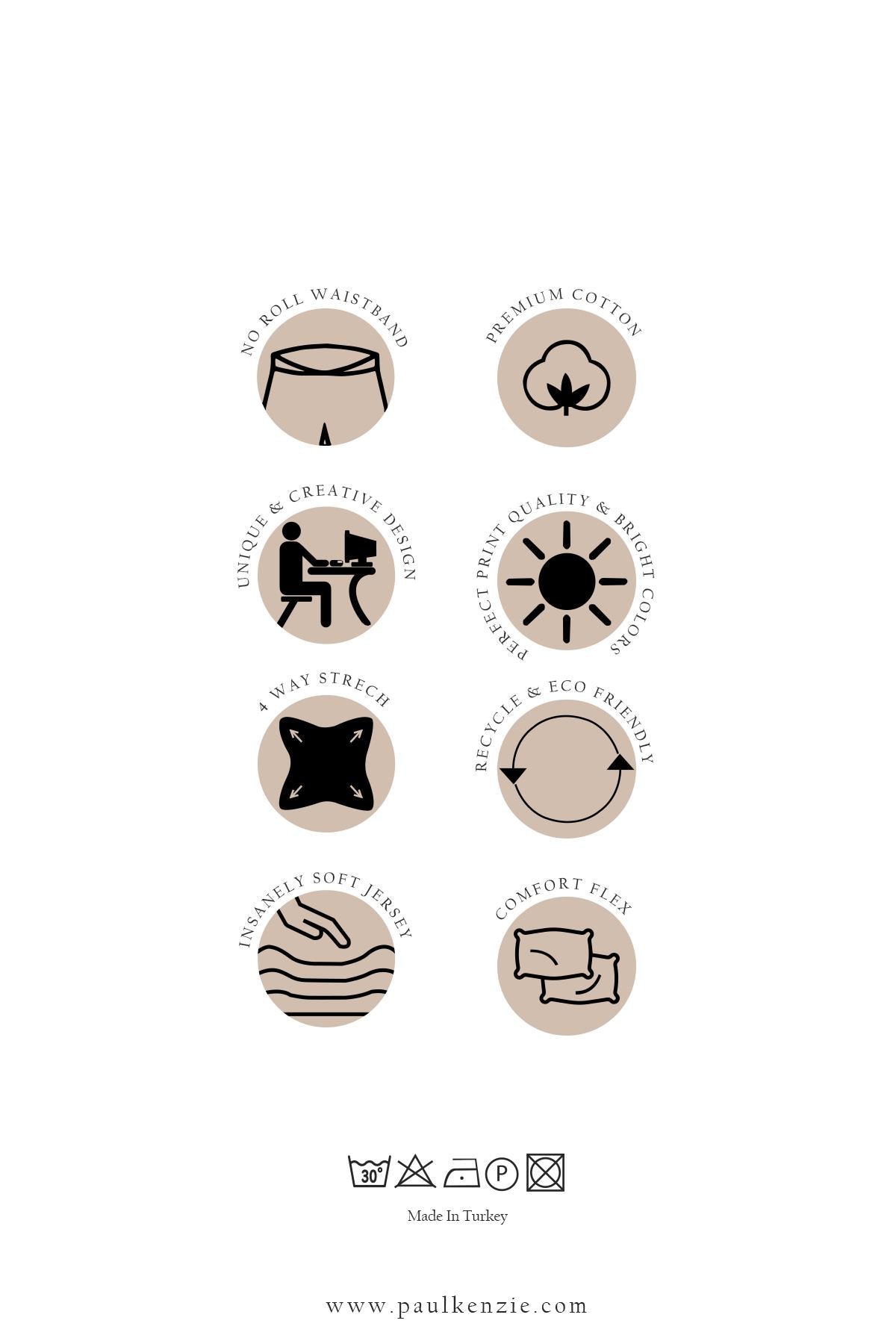 Paul Kenzie-Comfort Flex 3'lü Erkek Boxer Animal-Boxer-9-Milagron.com