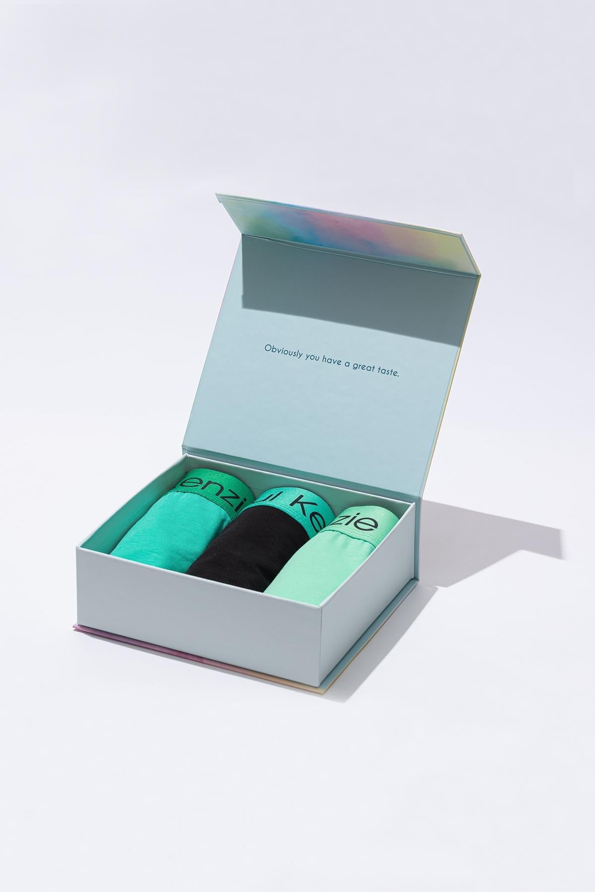 Paul Kenzie-Comfort Flex 3'lü Erkek Boxer Rainbow-Boxer-1-Milagron.com