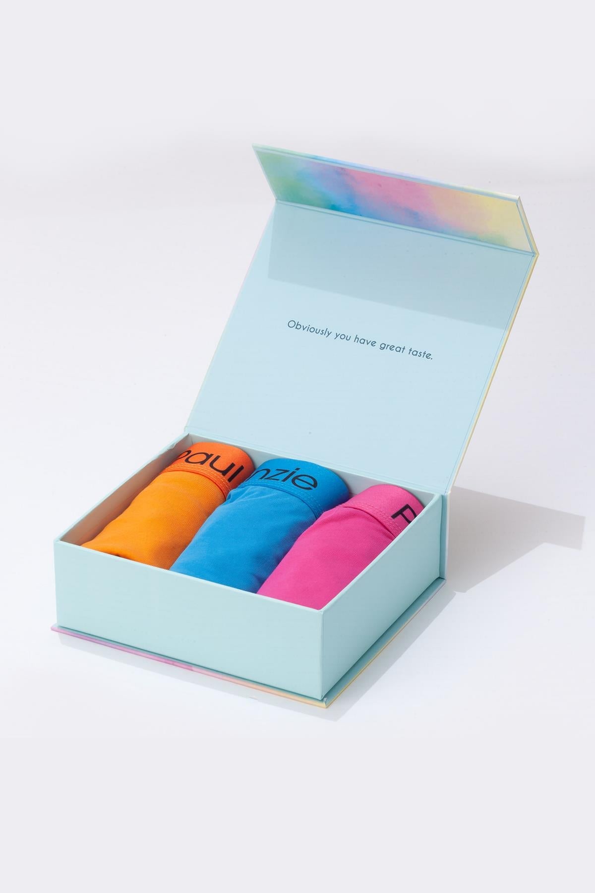 Paul Kenzie-Comfort Flex 3'lü Erkek Boxer Rainbow-Boxer-1-Milagron.com