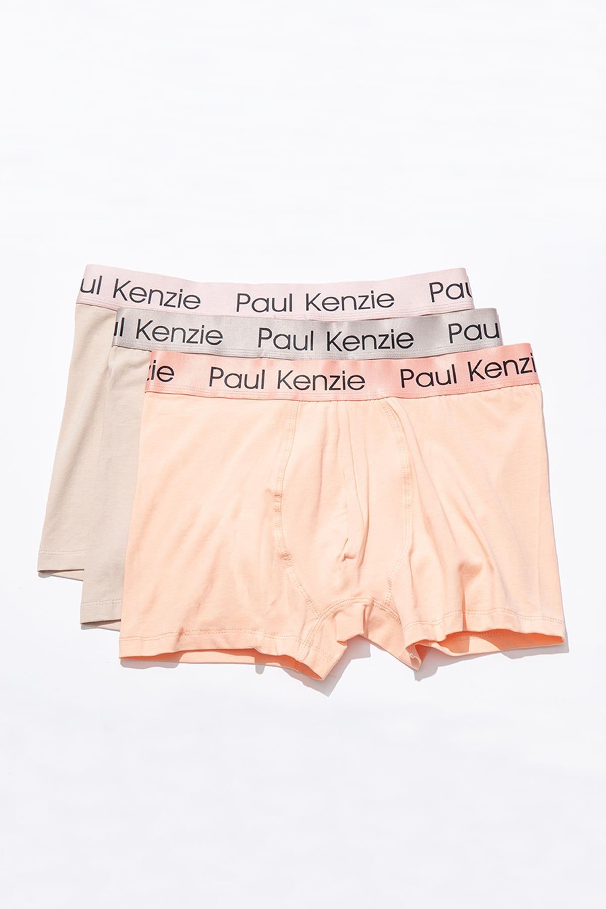 Paul Kenzie-Comfort Flex 3'lü Erkek Boxer Rainbow Nude-Boxer-3-Milagron.com
