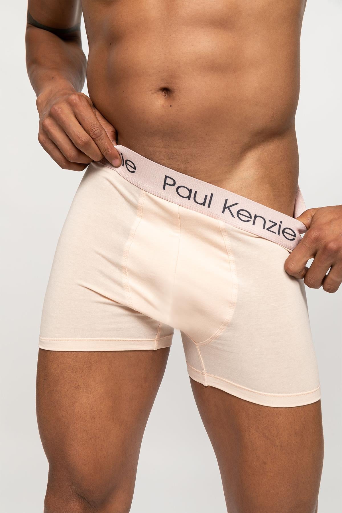 Paul Kenzie-Comfort Flex 3'lü Erkek Boxer Rainbow Nude-Boxer-5-Milagron.com