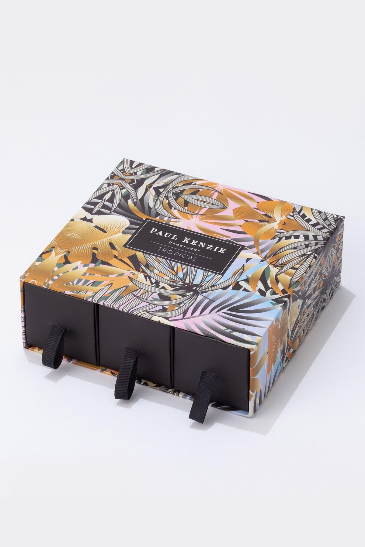 Paul Kenzie-Comfort Flex 3'lü Erkek Boxer Tropical-Boxer-2-Milagron.com