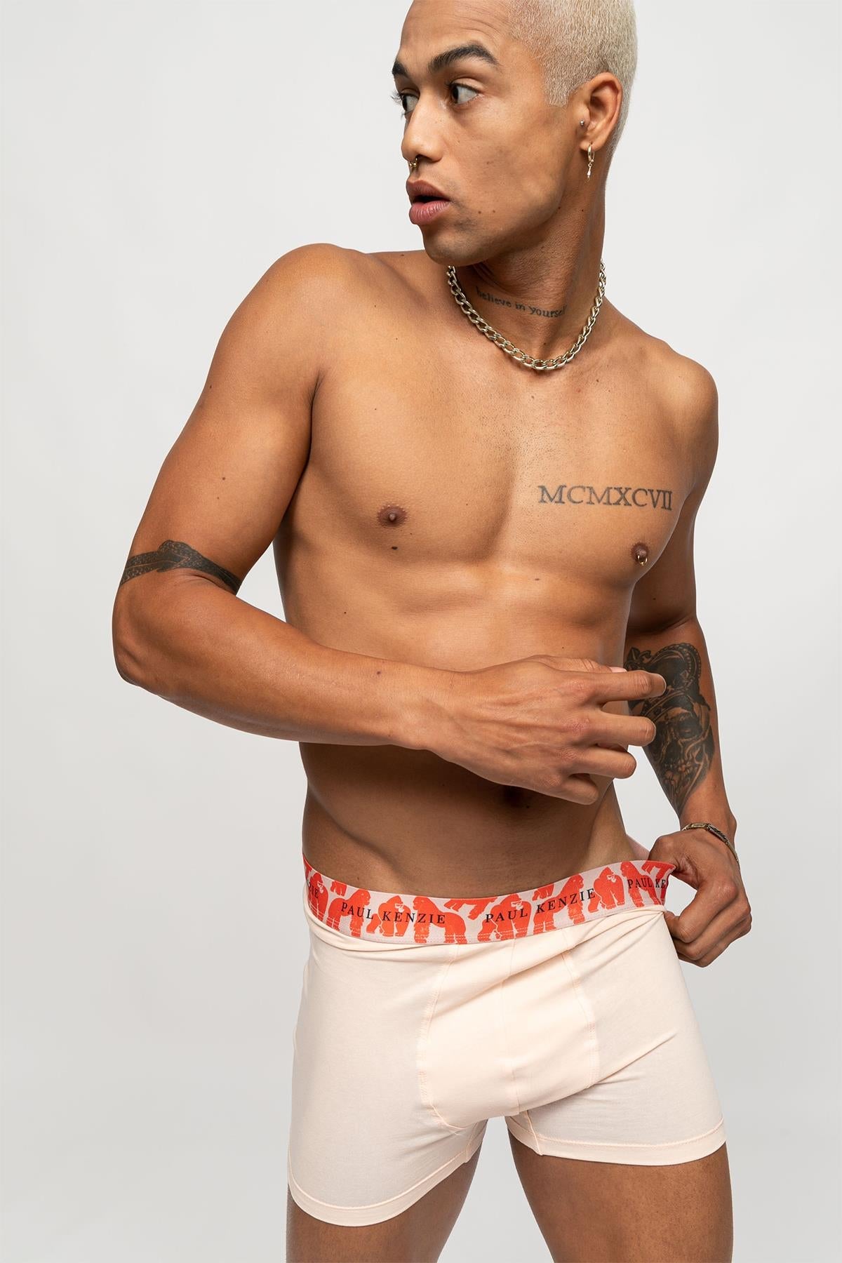 Paul Kenzie-Comfort Flex 3'lü Erkek Boxer Wild-Boxer-4-Milagron.com