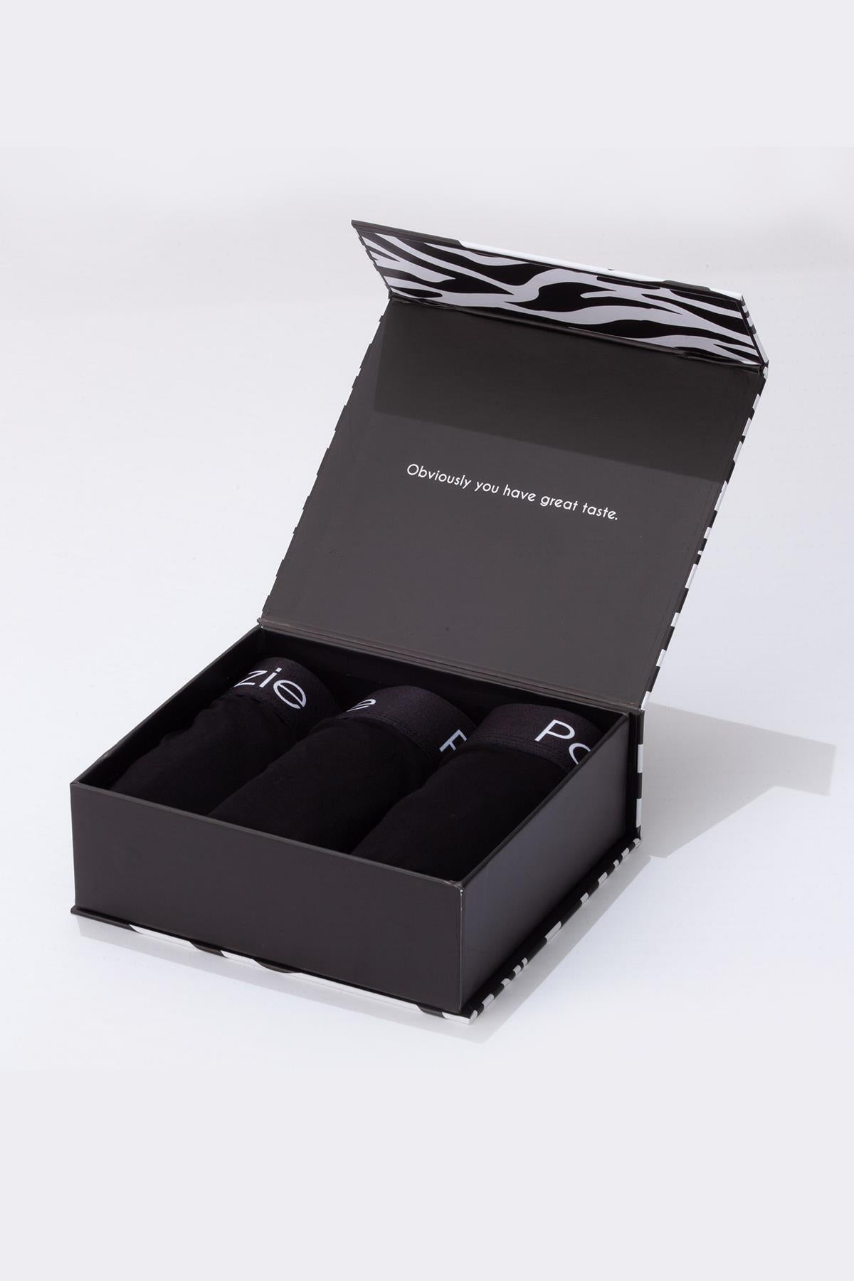 Paul Kenzie-Comfort Flex 3'lü Erkek Boxer Zebra-Boxer-1-Milagron.com