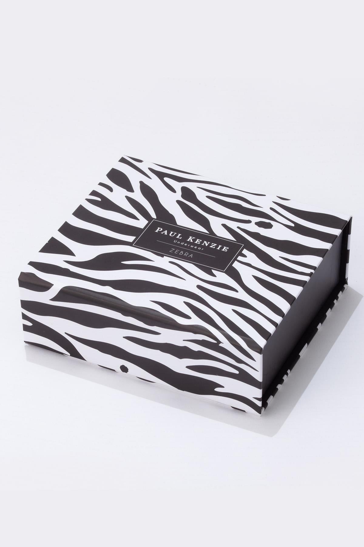Paul Kenzie-Comfort Flex 3'lü Erkek Boxer Zebra-Boxer-2-Milagron.com