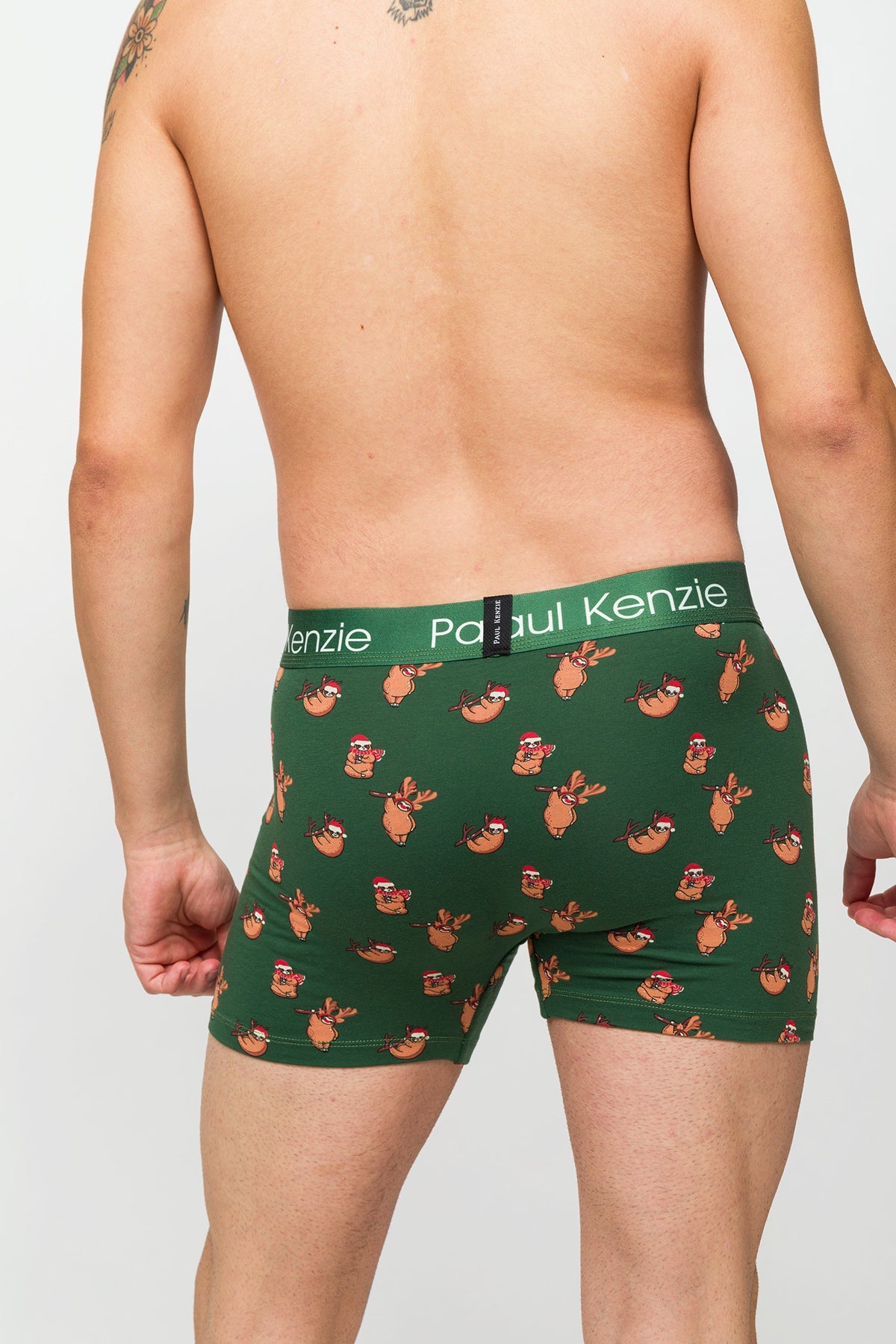 Paul Kenzie-Desenli Erkek Boxer Christmas Collection Lazymas-Boxer-6-Milagron.com