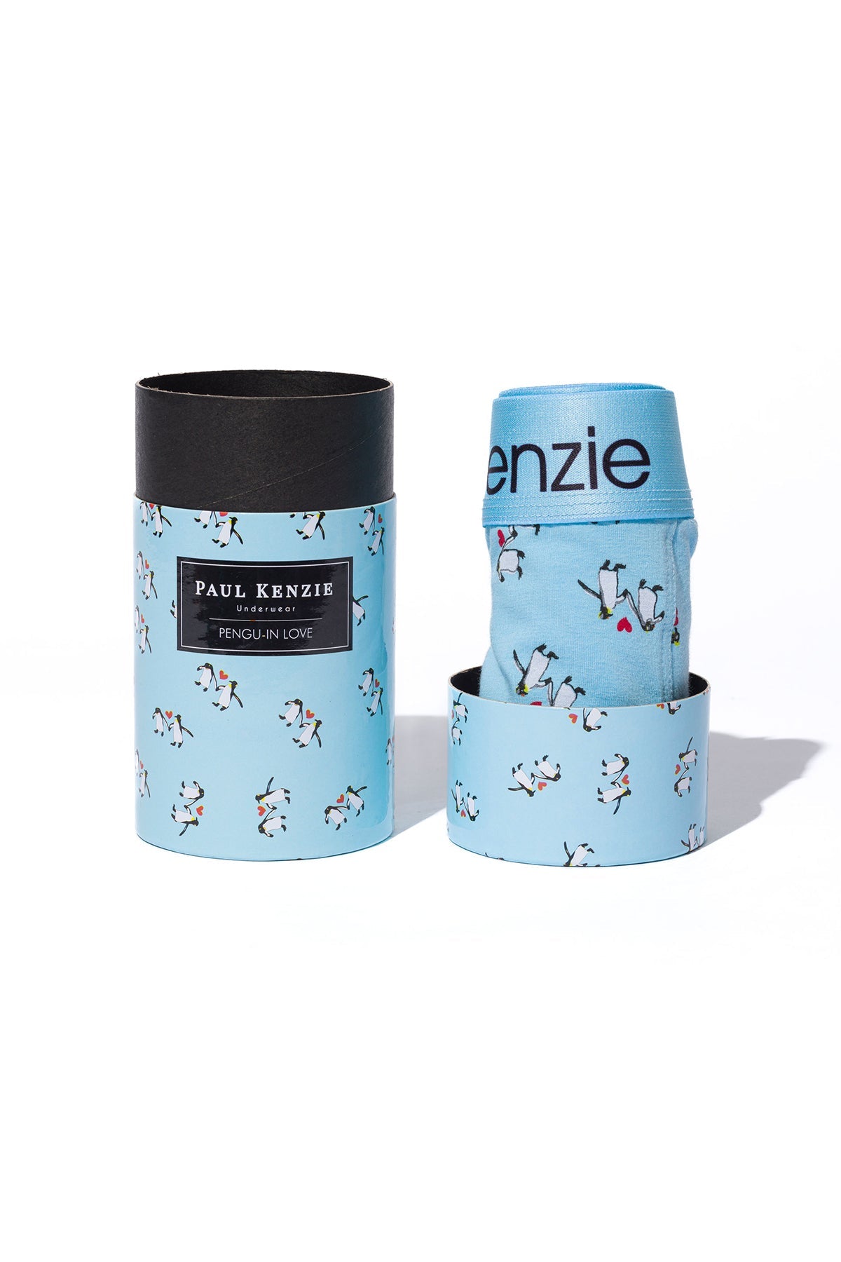 Paul Kenzie-Desenli Erkek Boxer Couple Collection Penguin Love-Boxer-1-Milagron.com