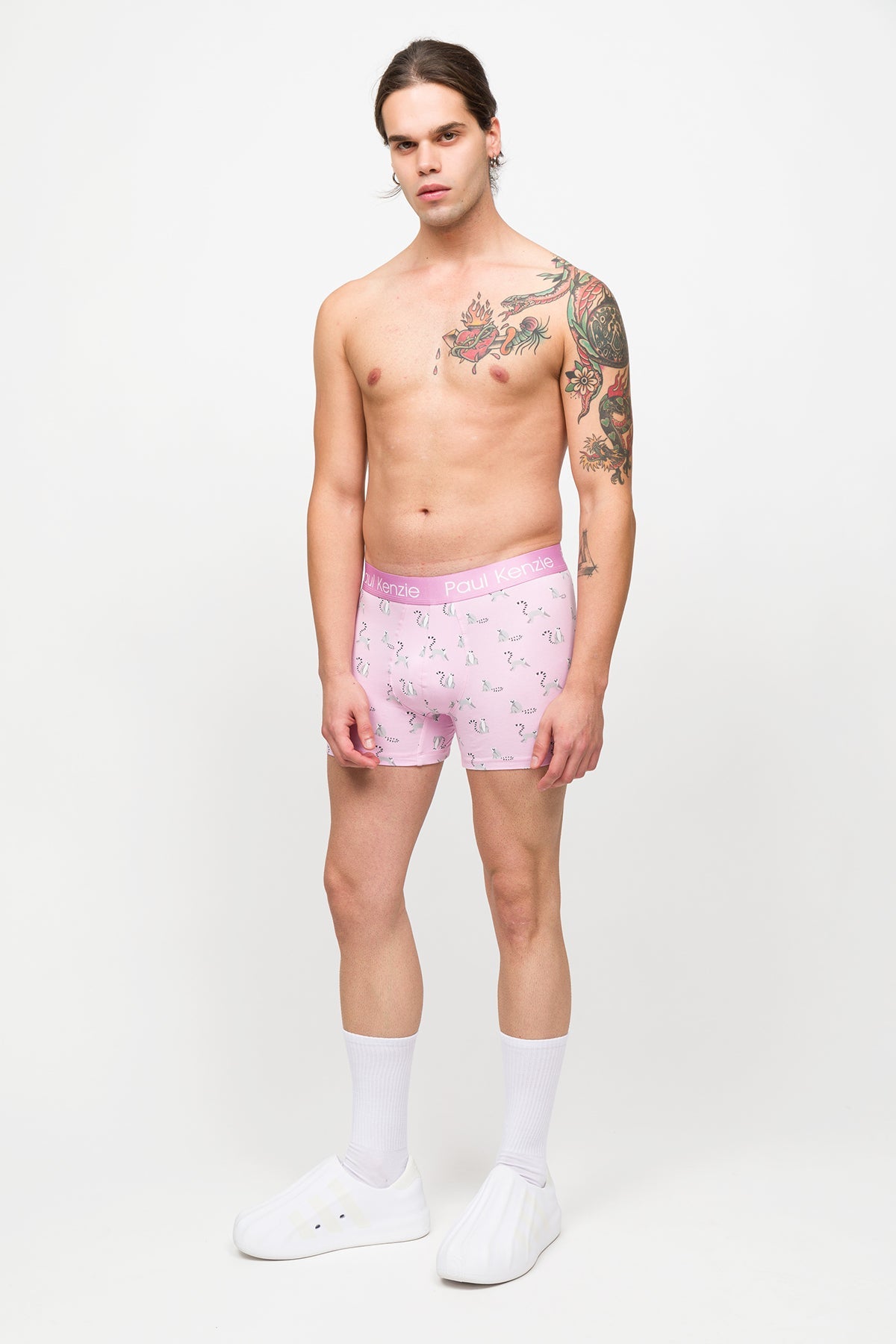 Paul Kenzie-Desenli Erkek Boxer – Eco Characters – Lemur-Boxer-3-Milagron.com