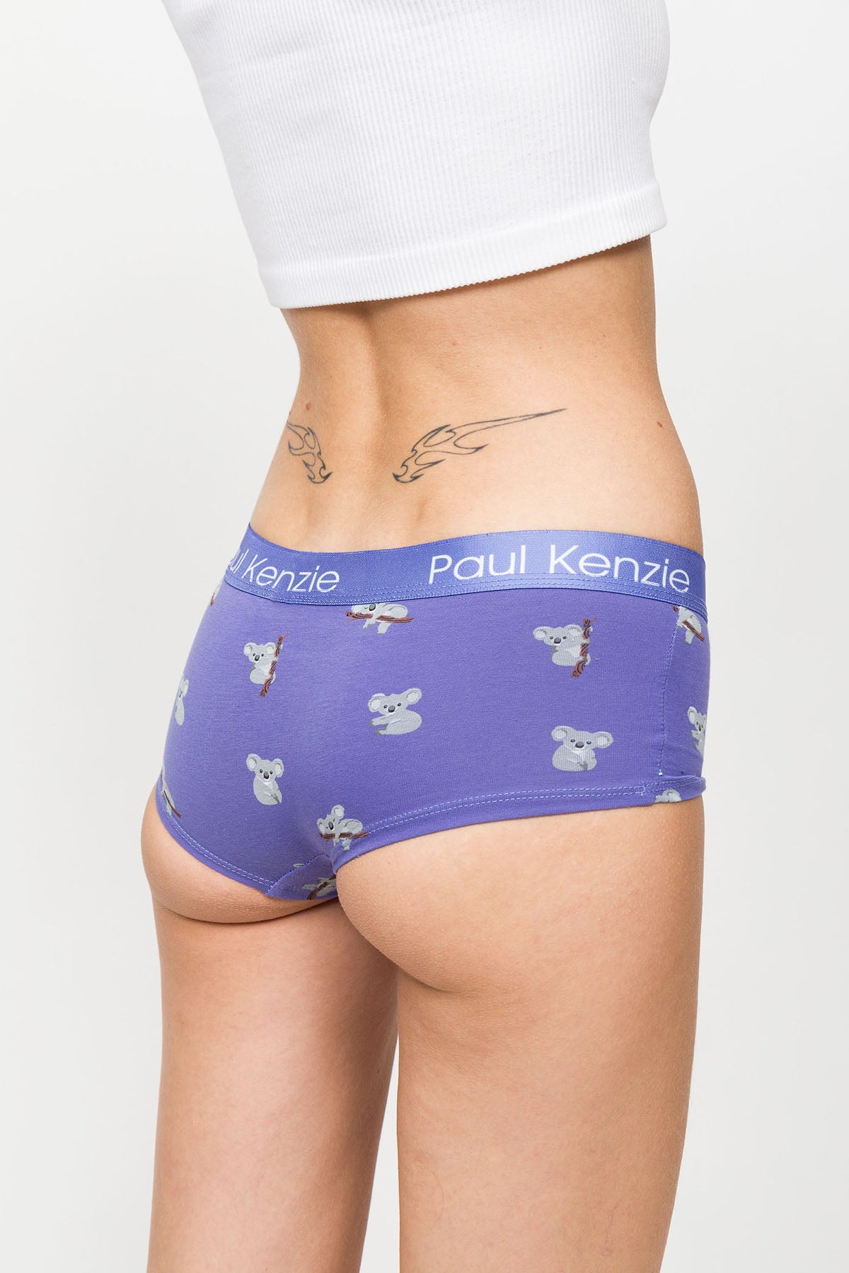 Paul Kenzie-Desenli Kadın Boyshort Külot – Eco Characters – Koala-Boyshort Külot-7-Milagron.com