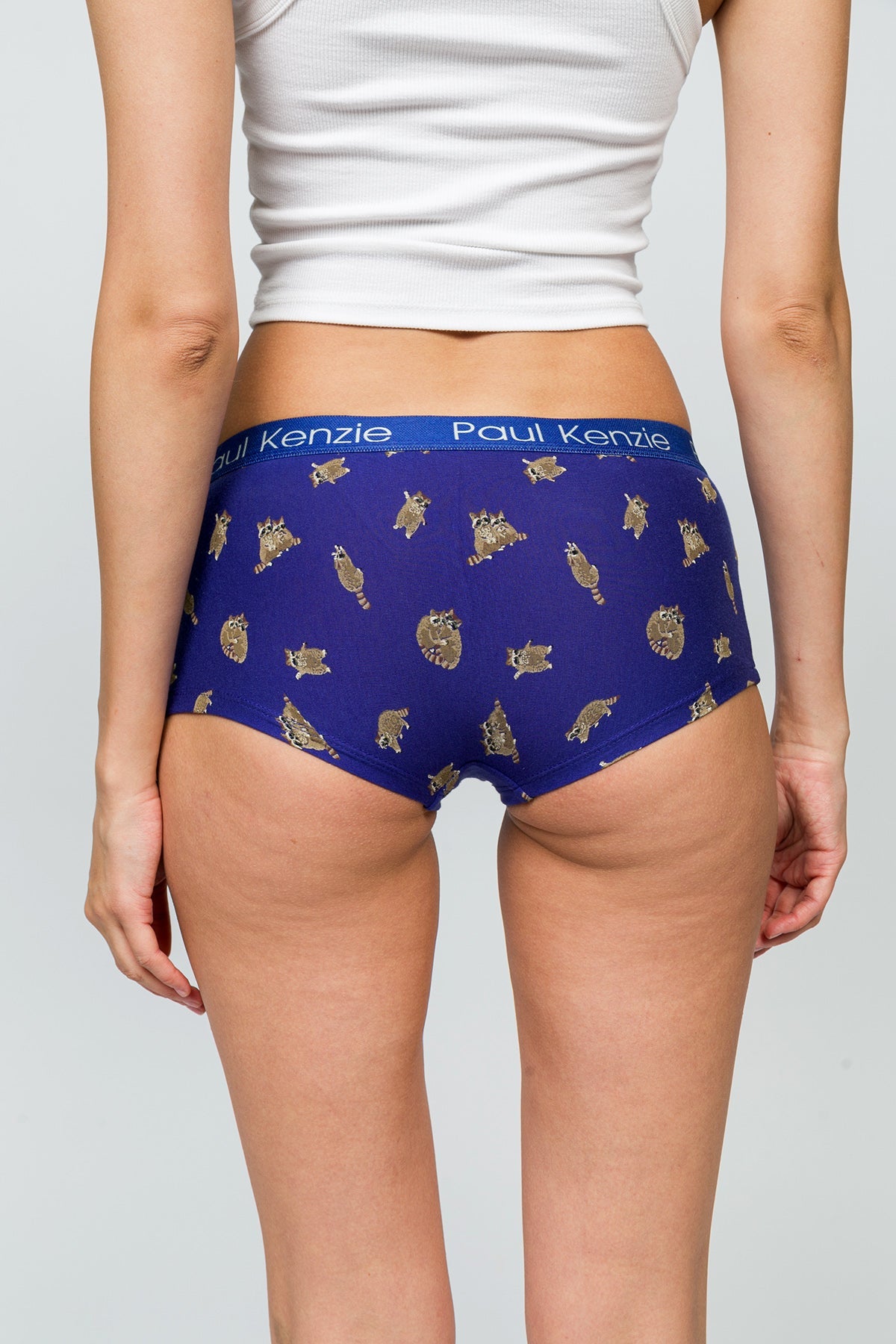 Paul Kenzie-Desenli Kadın Boyshort Külot Rakun-7-Milagron.com