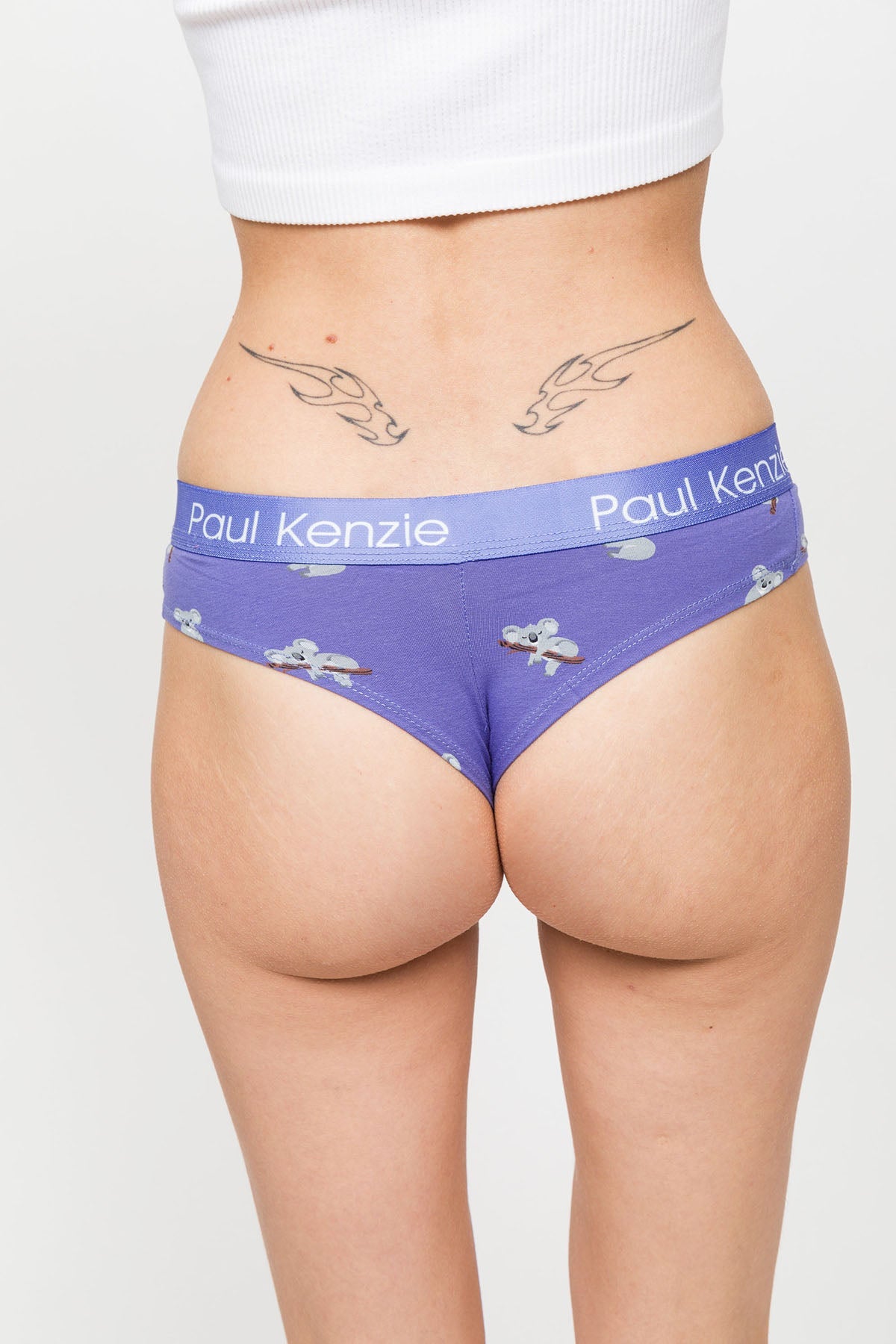 Paul Kenzie-Desenli Kadın Cheeky Külot – Eco Characters – Koala-Cheeky Külot-6-Milagron.com