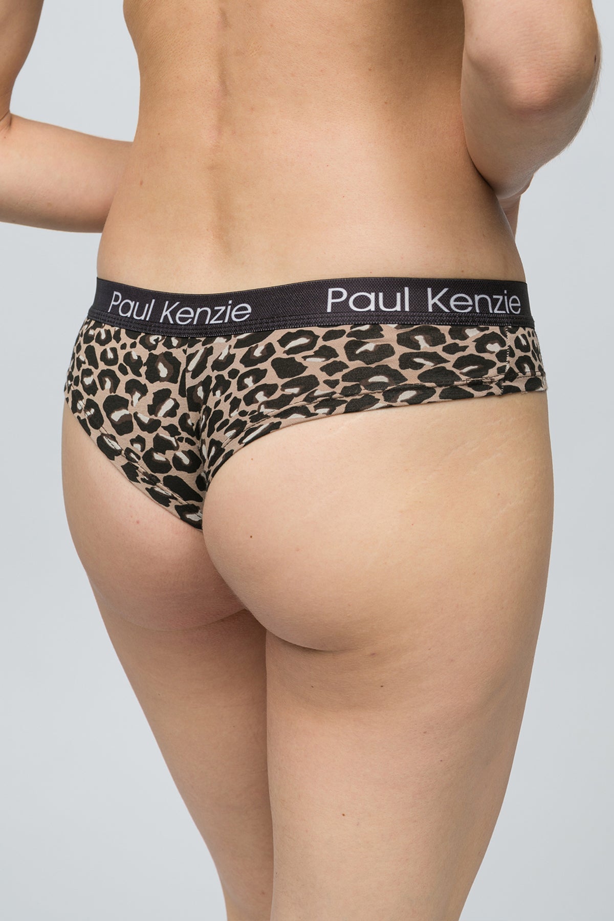 Paul Kenzie-Desenli Kadın Cheeky Külot Leopard-7-Milagron.com