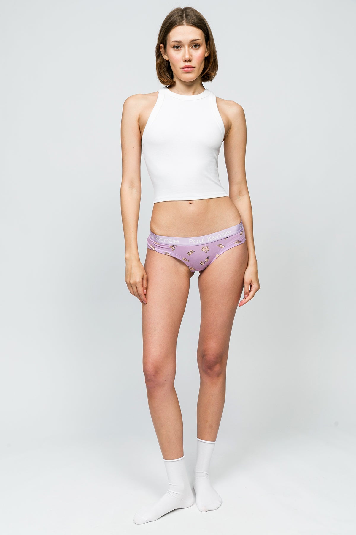 Paul Kenzie-Desenli Kadın Cheeky Külot Otter-3-Milagron.com