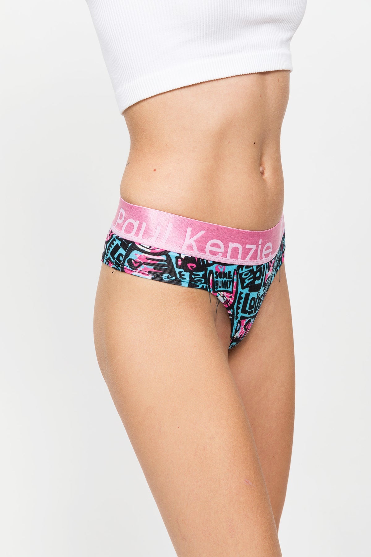 Paul Kenzie-Desenli Kadın Cheeky Külot – Unique Effect – Love Bunny-Cheeky Külot-5-Milagron.com