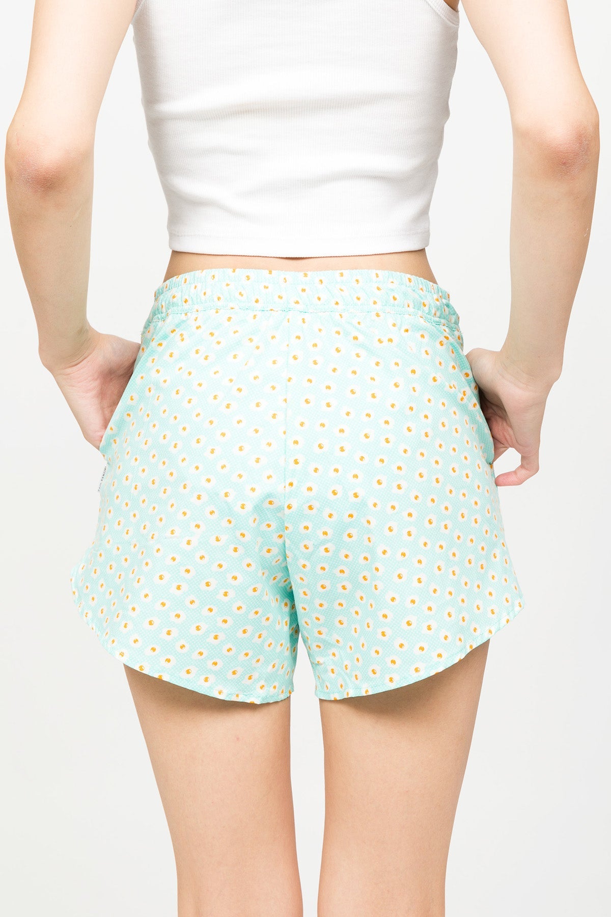 Paul Kenzie-Desenli Kadın Ev Şort – Chill Space Collection – Sunny Side Up-Ev Şort-4-Milagron.com