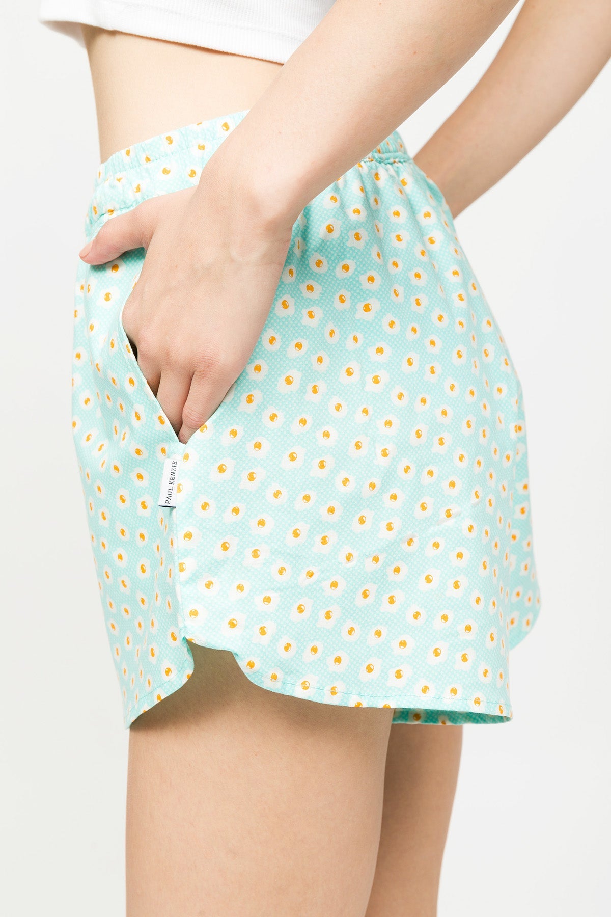 Paul Kenzie-Desenli Kadın Ev Şort – Chill Space Collection – Sunny Side Up-Ev Şort-5-Milagron.com