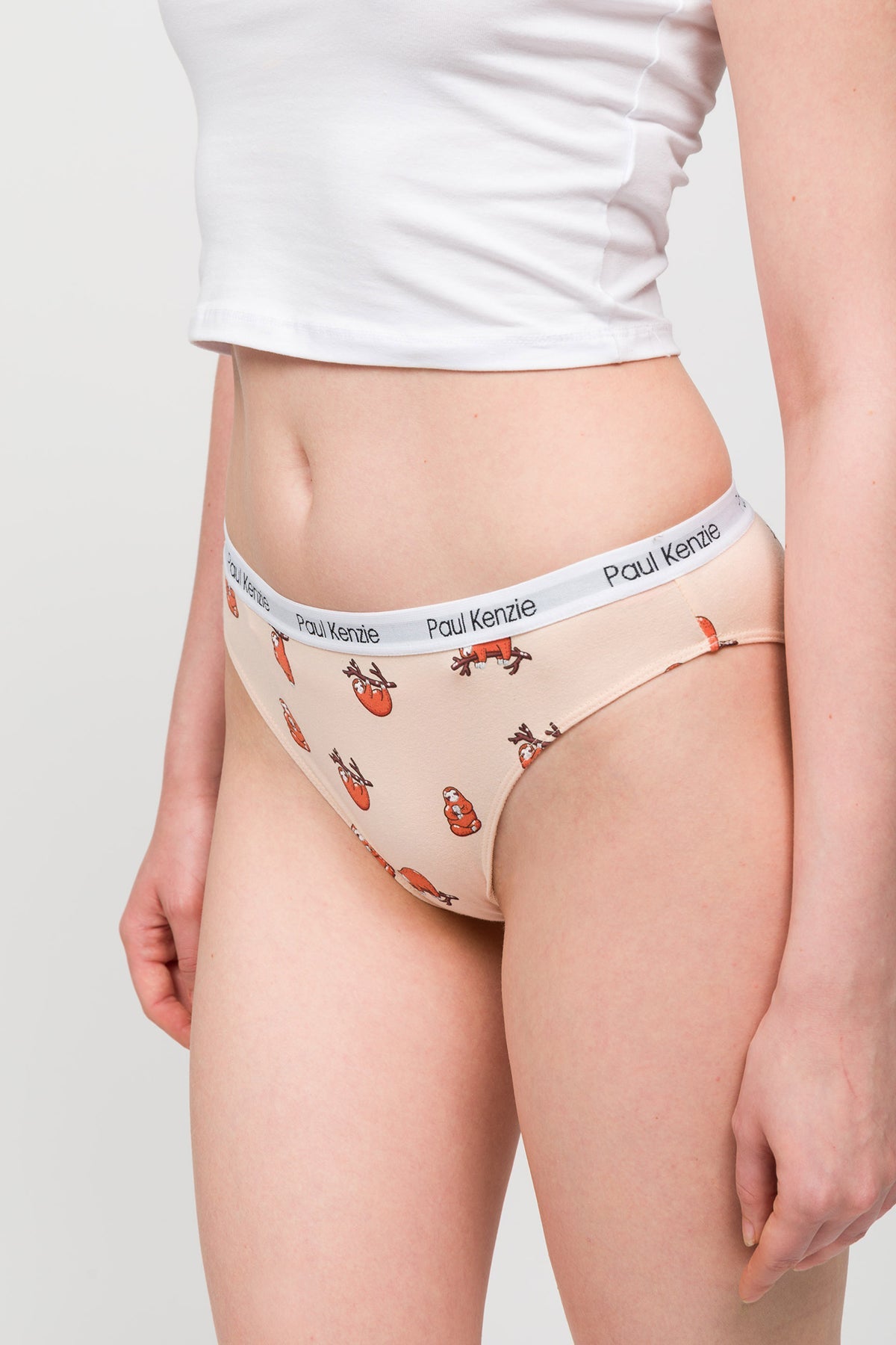 Paul Kenzie-Desenli Kadın Slip Külot Couple Collection Lazy-Slip Külot-4-Milagron.com