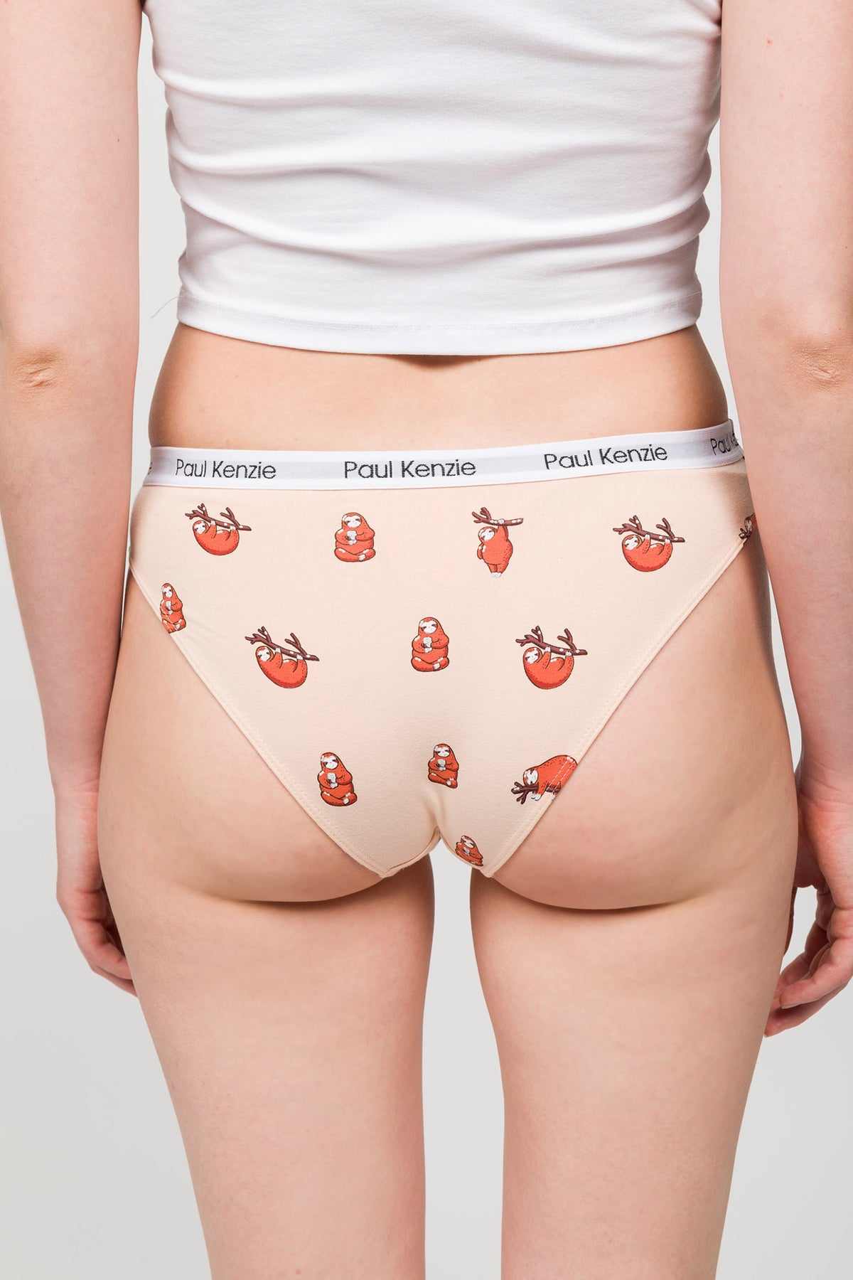 Paul Kenzie-Desenli Kadın Slip Külot Couple Collection Lazy-Slip Külot-5-Milagron.com