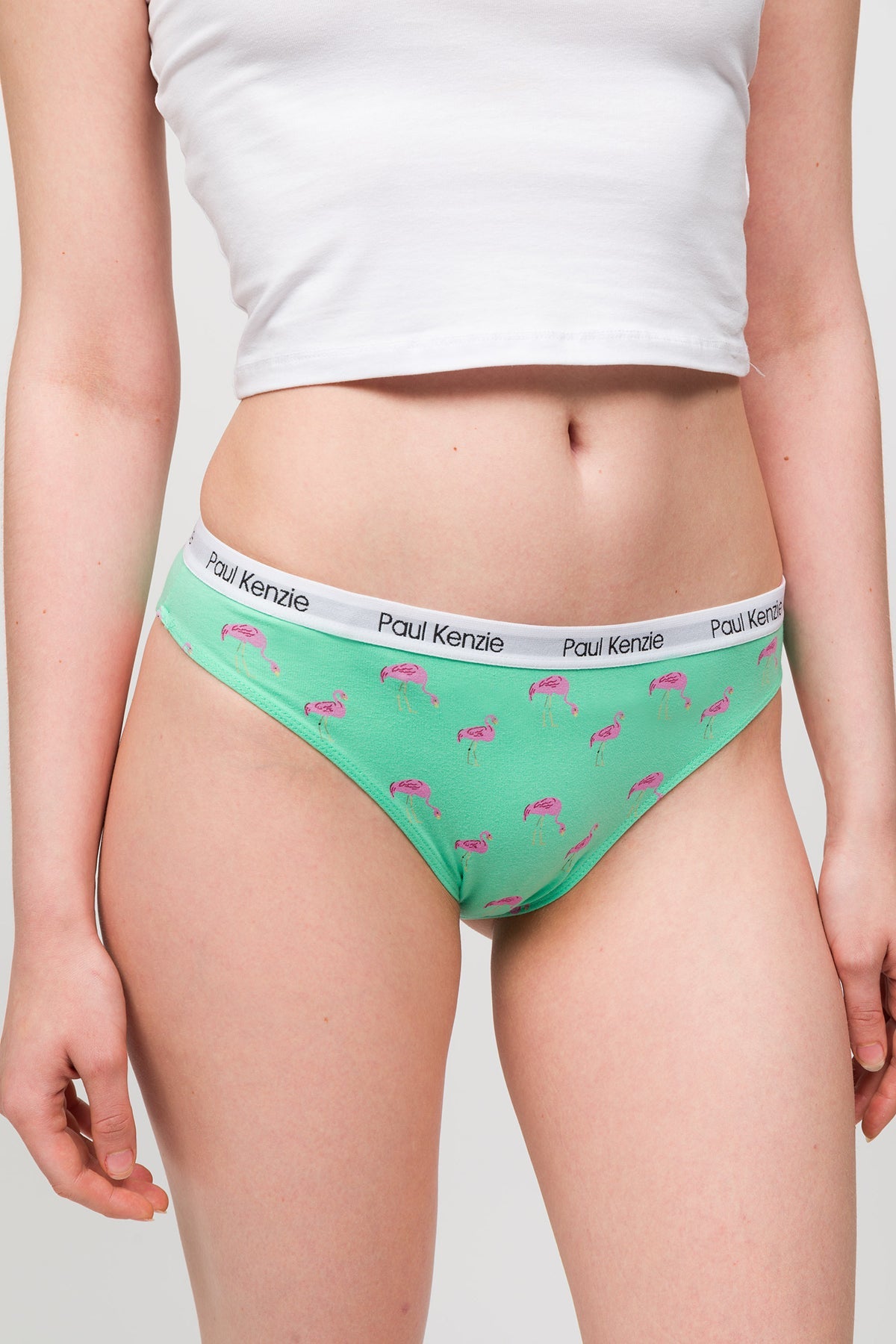 Paul Kenzie-Desenli Kadın Slip Külot Couple Collection Pink Birdy-Slip Külot-4-Milagron.com