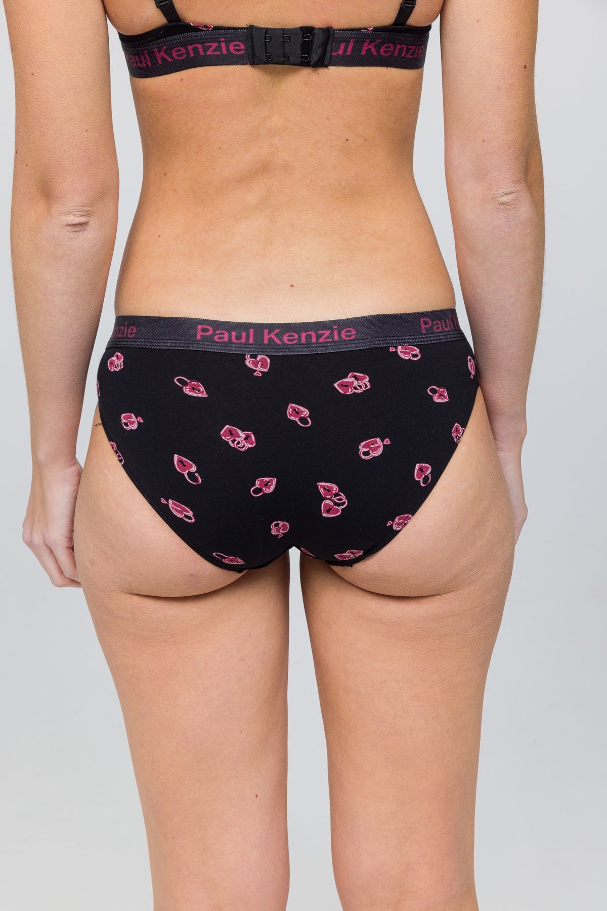 Paul Kenzie-Desenli Kadın Slip Külot Valentine Collection Lovelock-7-Milagron.com