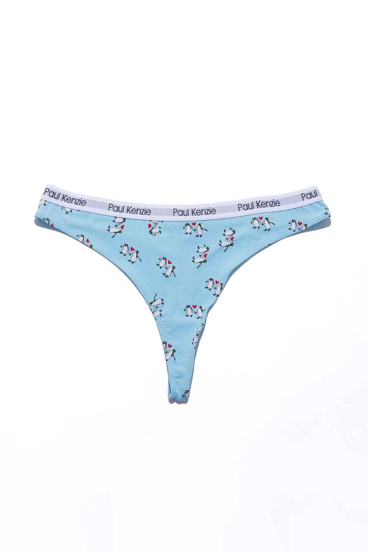 Paul Kenzie-Desenli Kadın String Külot Couple Collection Penguin Love-String-1-Milagron.com