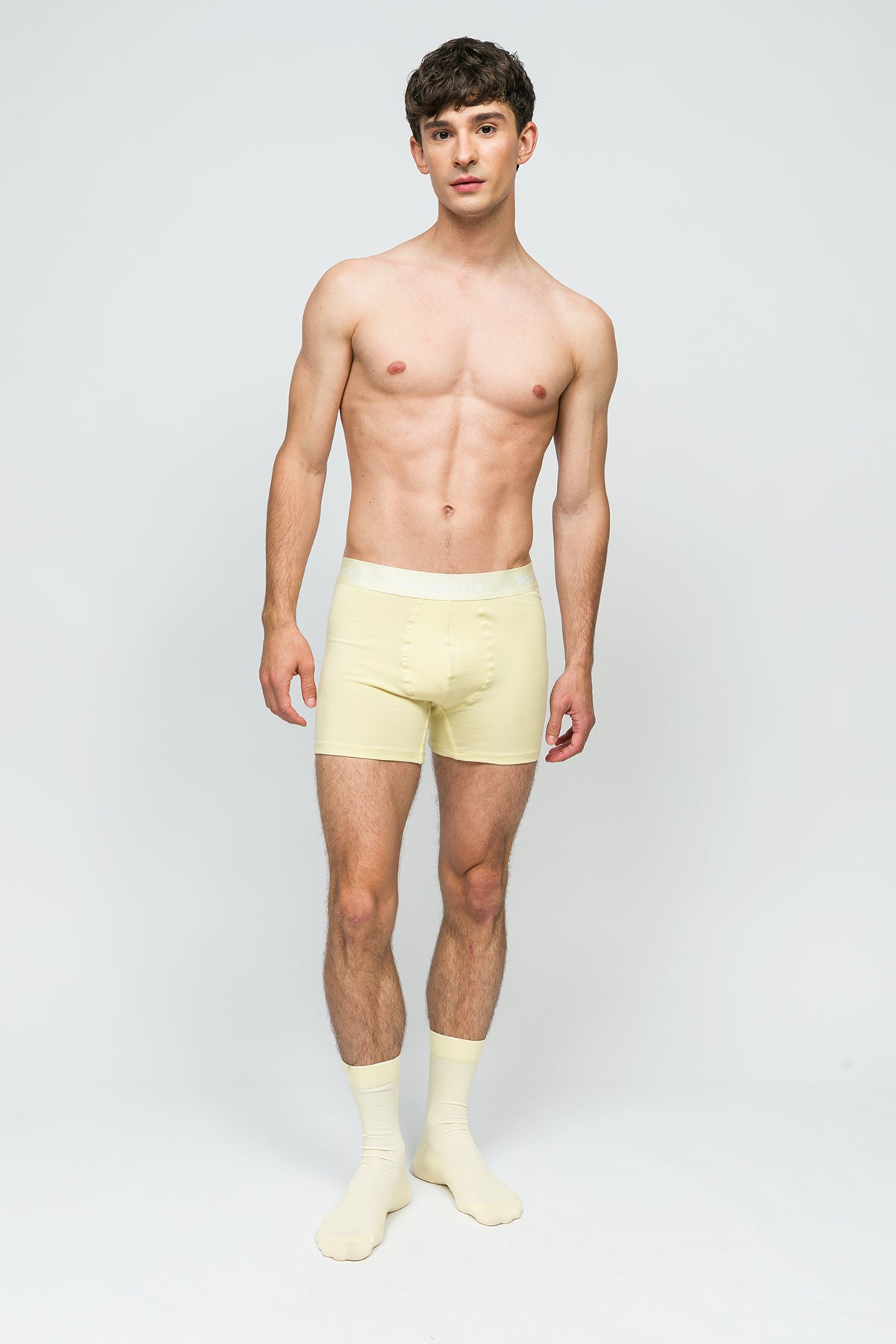Paul Kenzie-Erkek Boxer Butter Yellow-2-Milagron.com