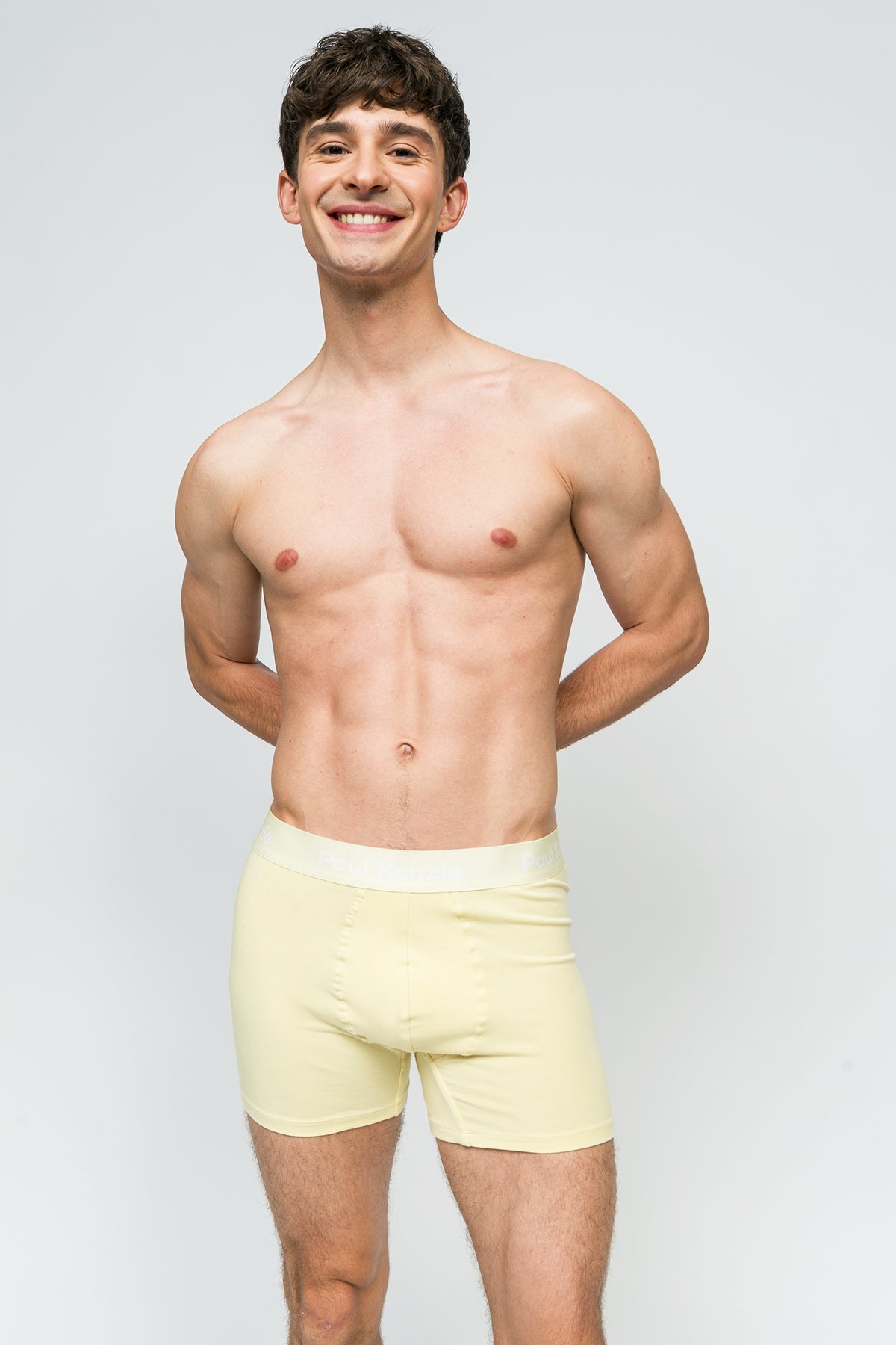Paul Kenzie-Erkek Boxer Butter Yellow-3-Milagron.com