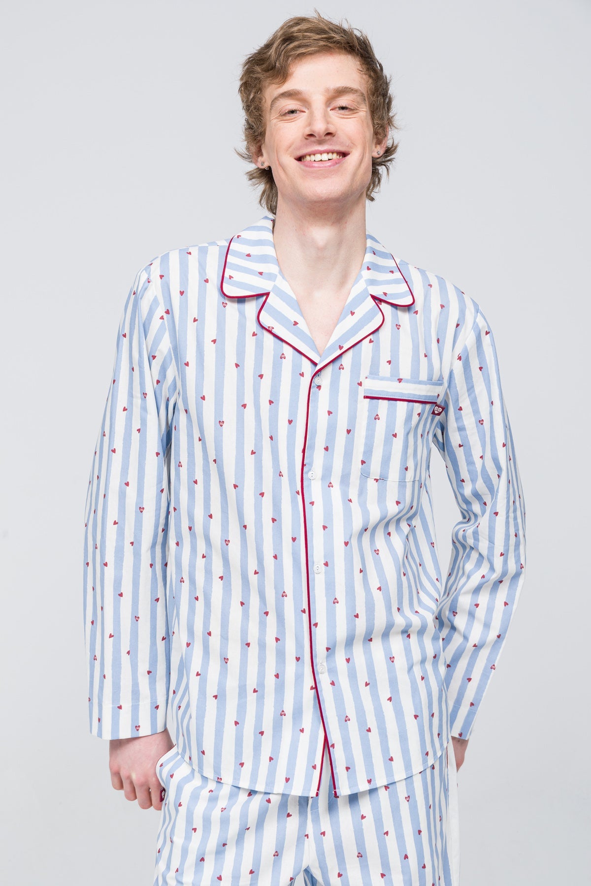 Paul Kenzie-Erkek Pijama üstü Valentine Collection Love On Line-1-Milagron.com
