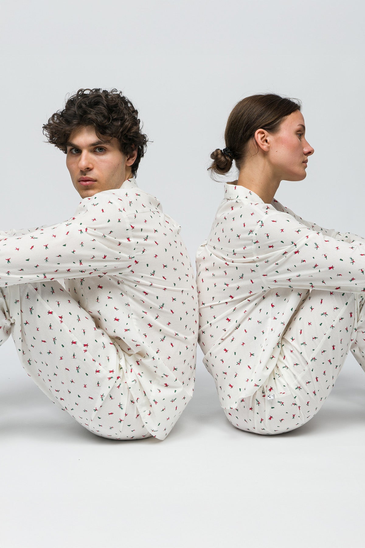 Paul Kenzie-Holiday Christmas Pijama Couple-2-Milagron.com