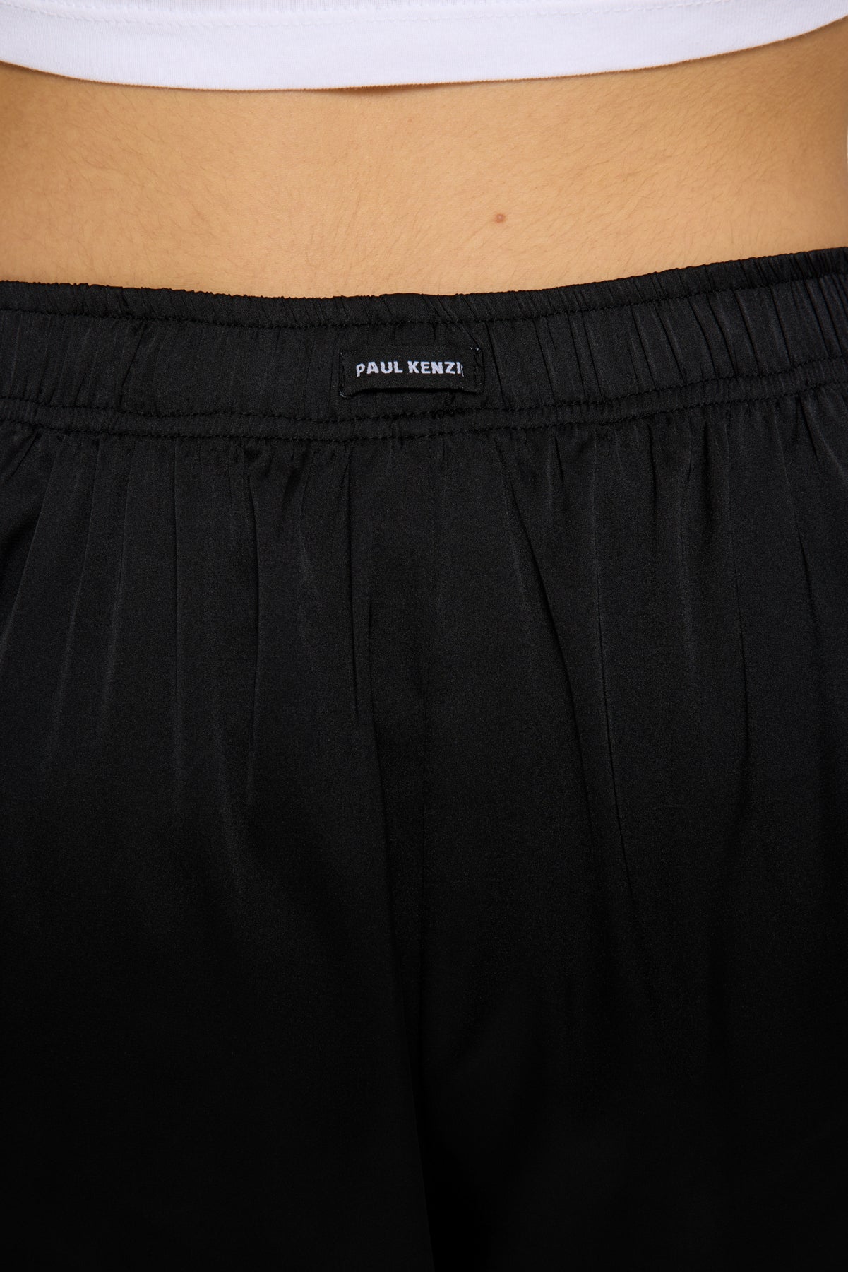Kadın Saten Şort - Silky Black